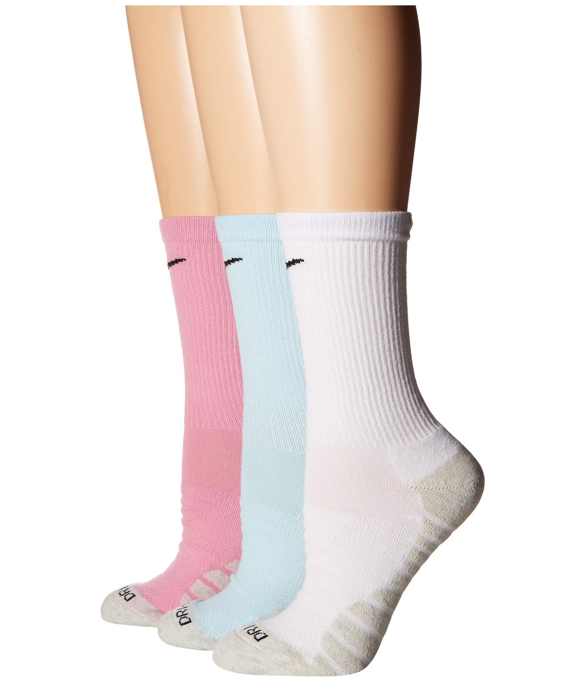pink nike socks womens