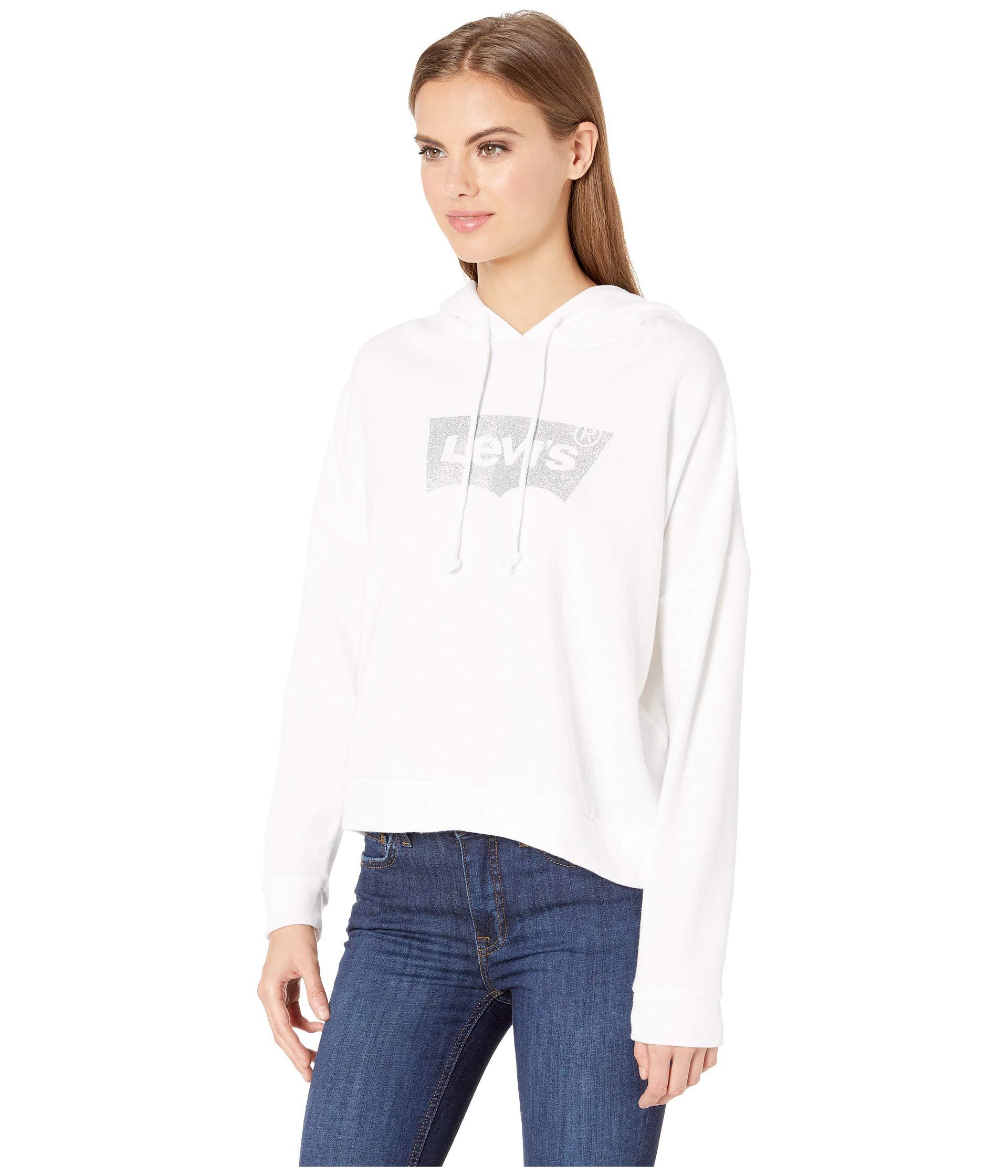 white levi's sweatshirt womens