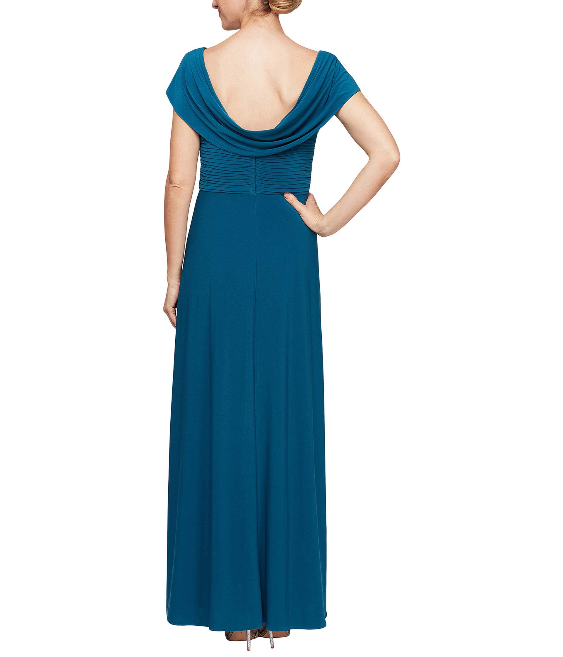 alex evenings a line gown