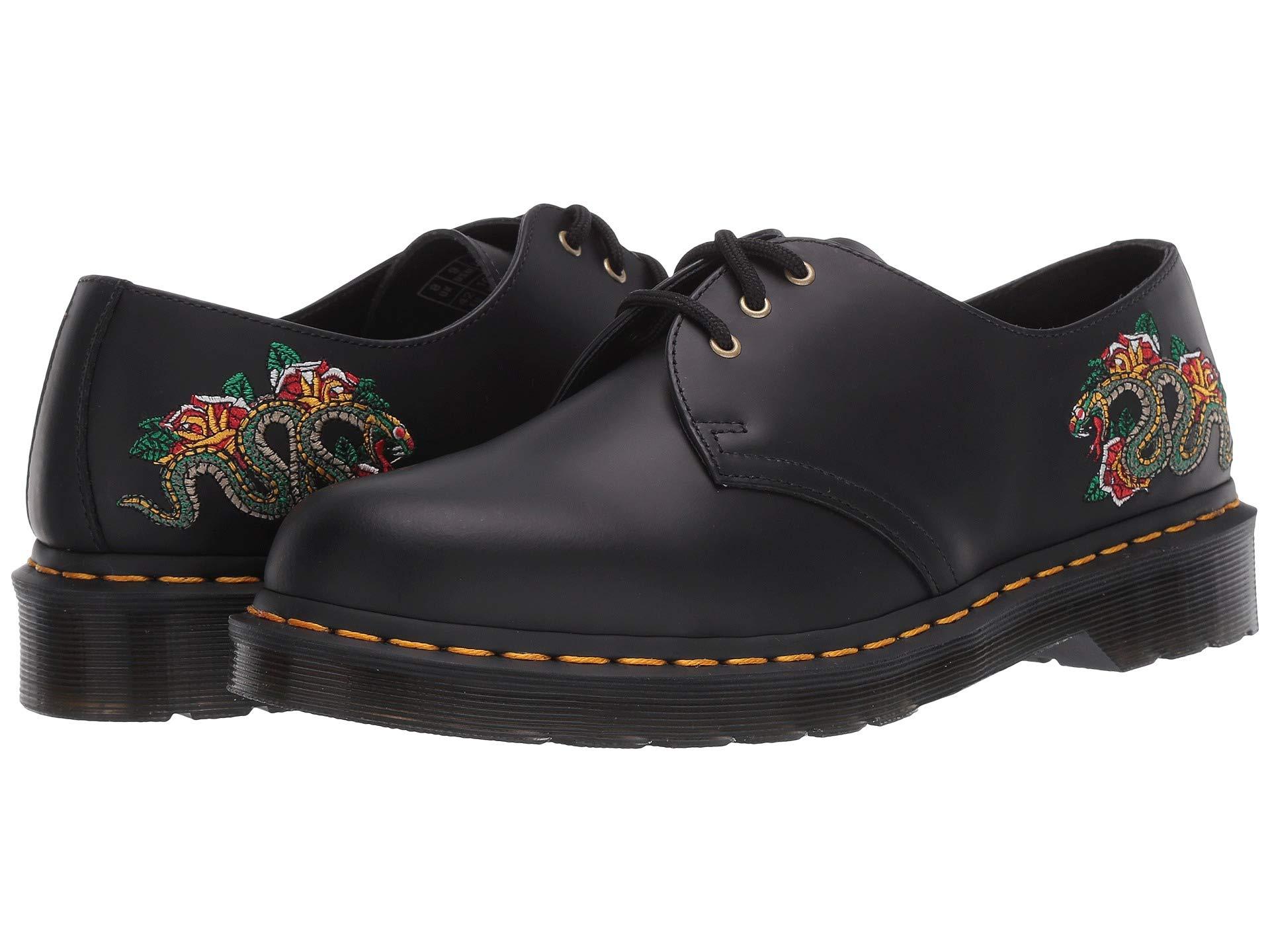 snake print dr martens