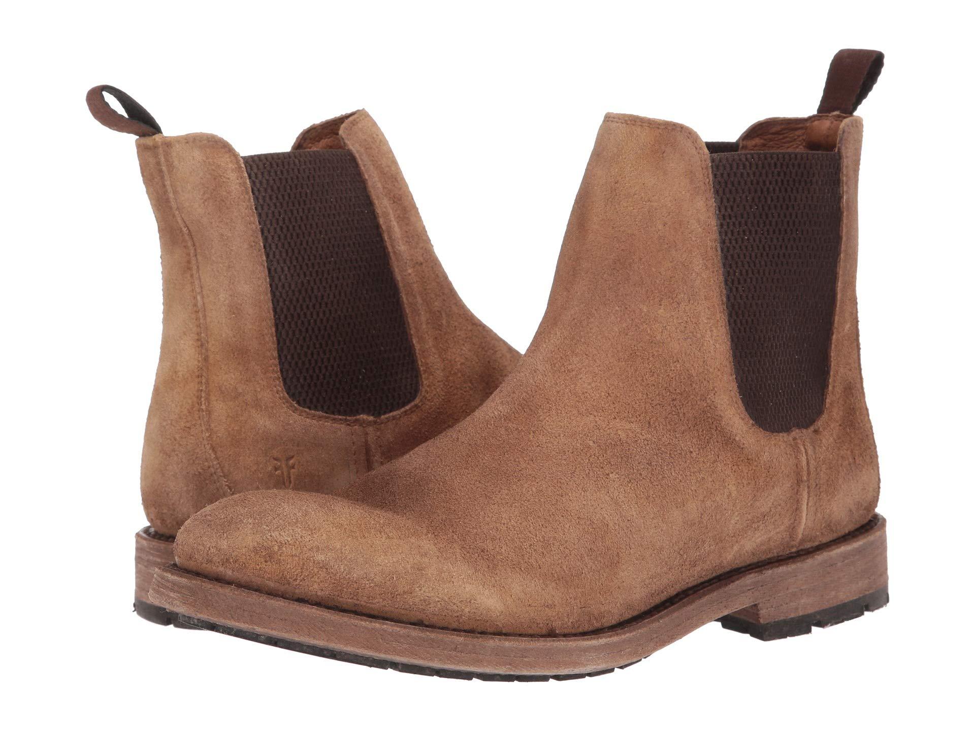 bowery distressed leather boots from frye