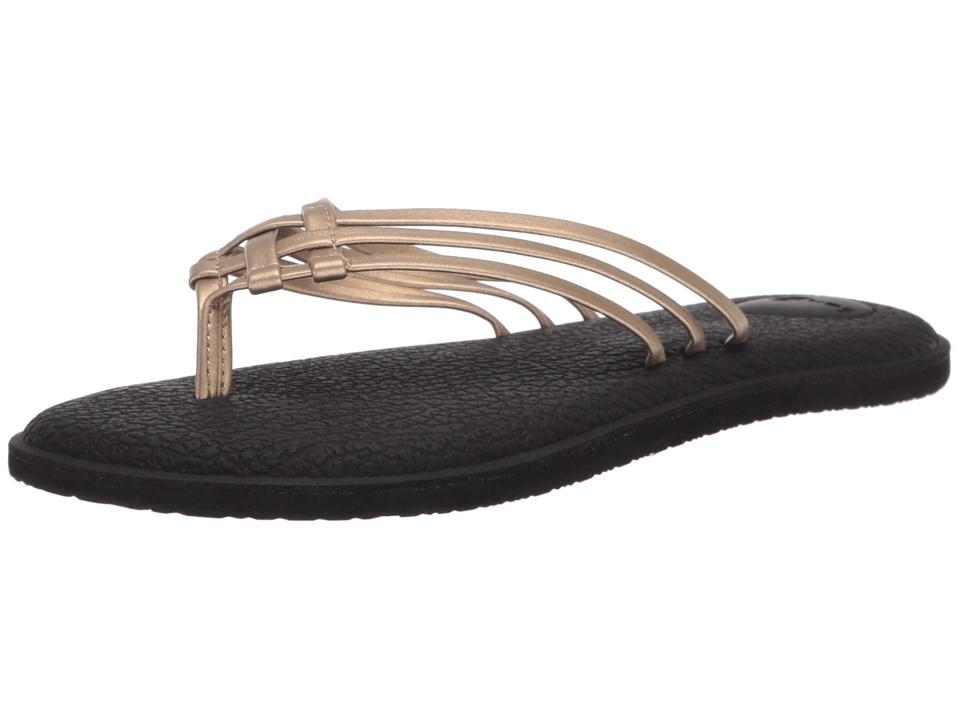 sanuk yoga salty metallic