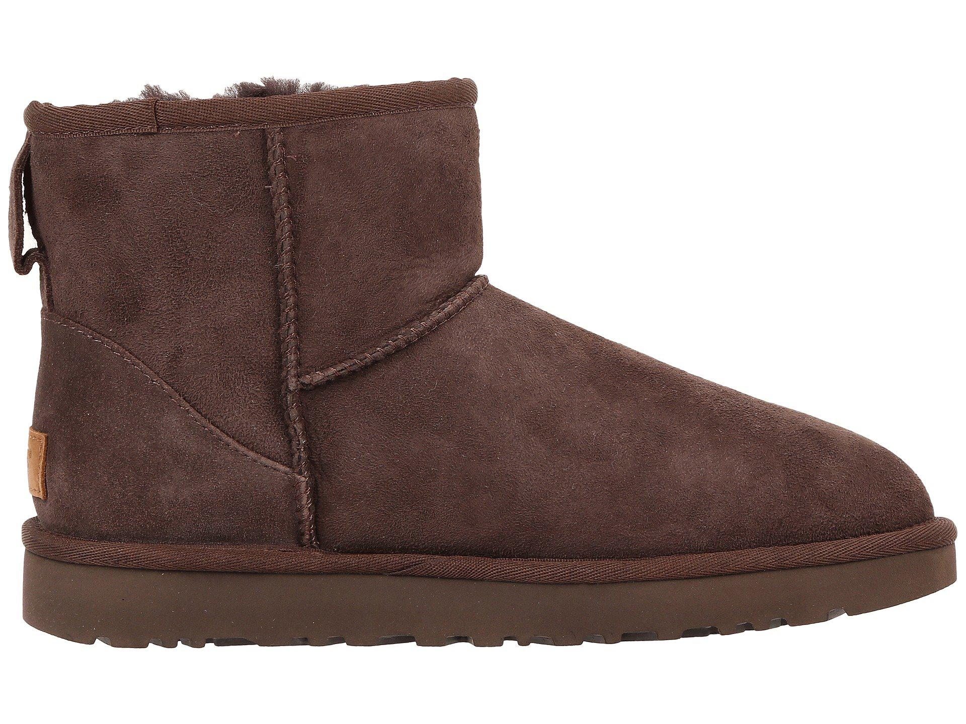 chocolate brown mini uggs