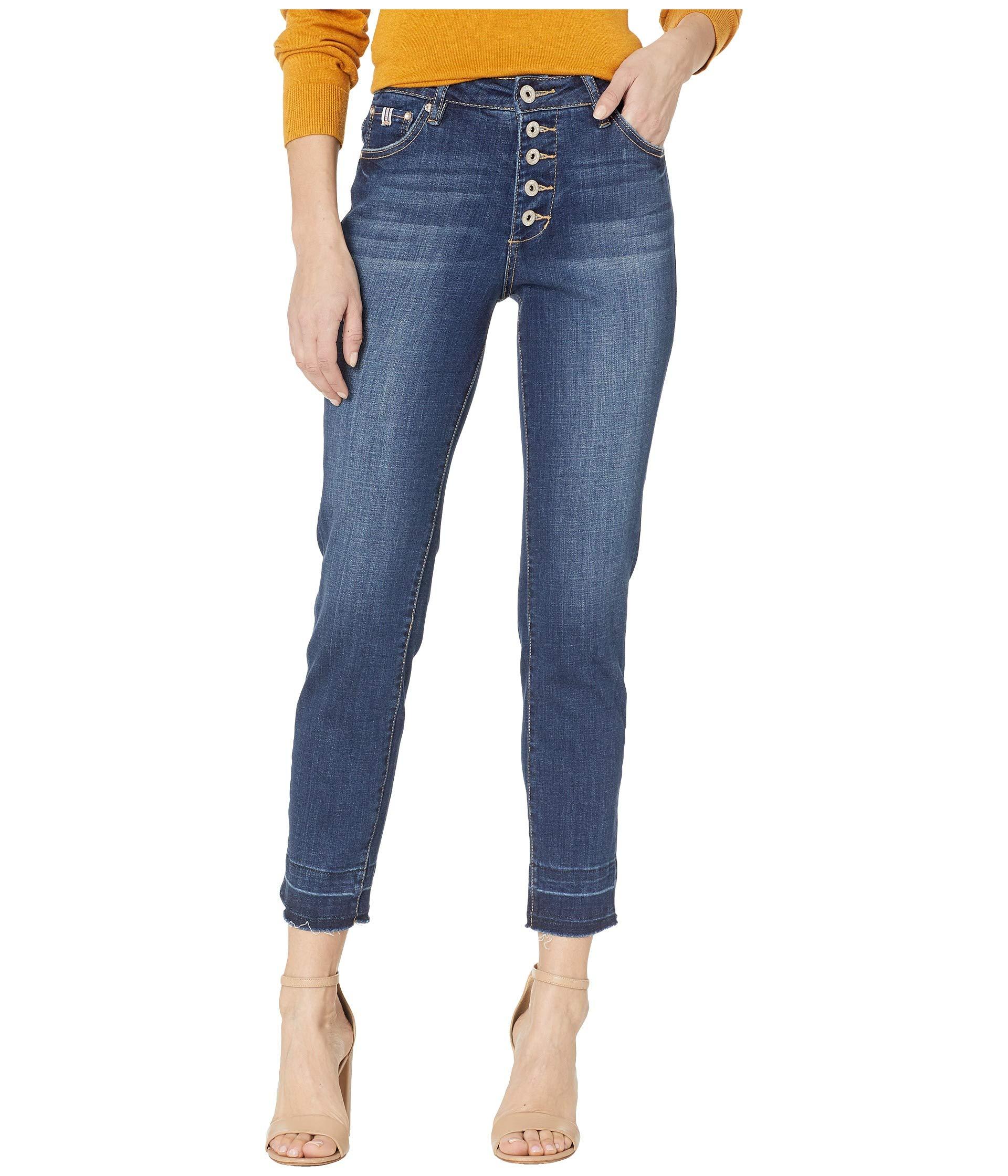 Lyst - Jag Jeans Gwen Button Fly Slim Ankle Jeans In Casper Wash ...