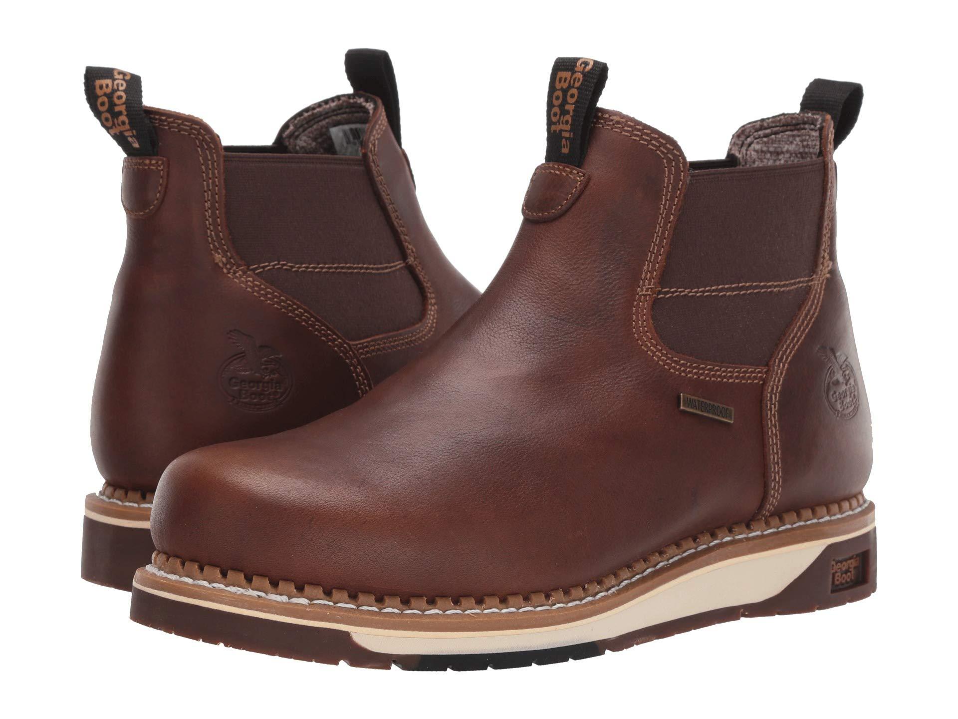 waterproof chelsea work boots