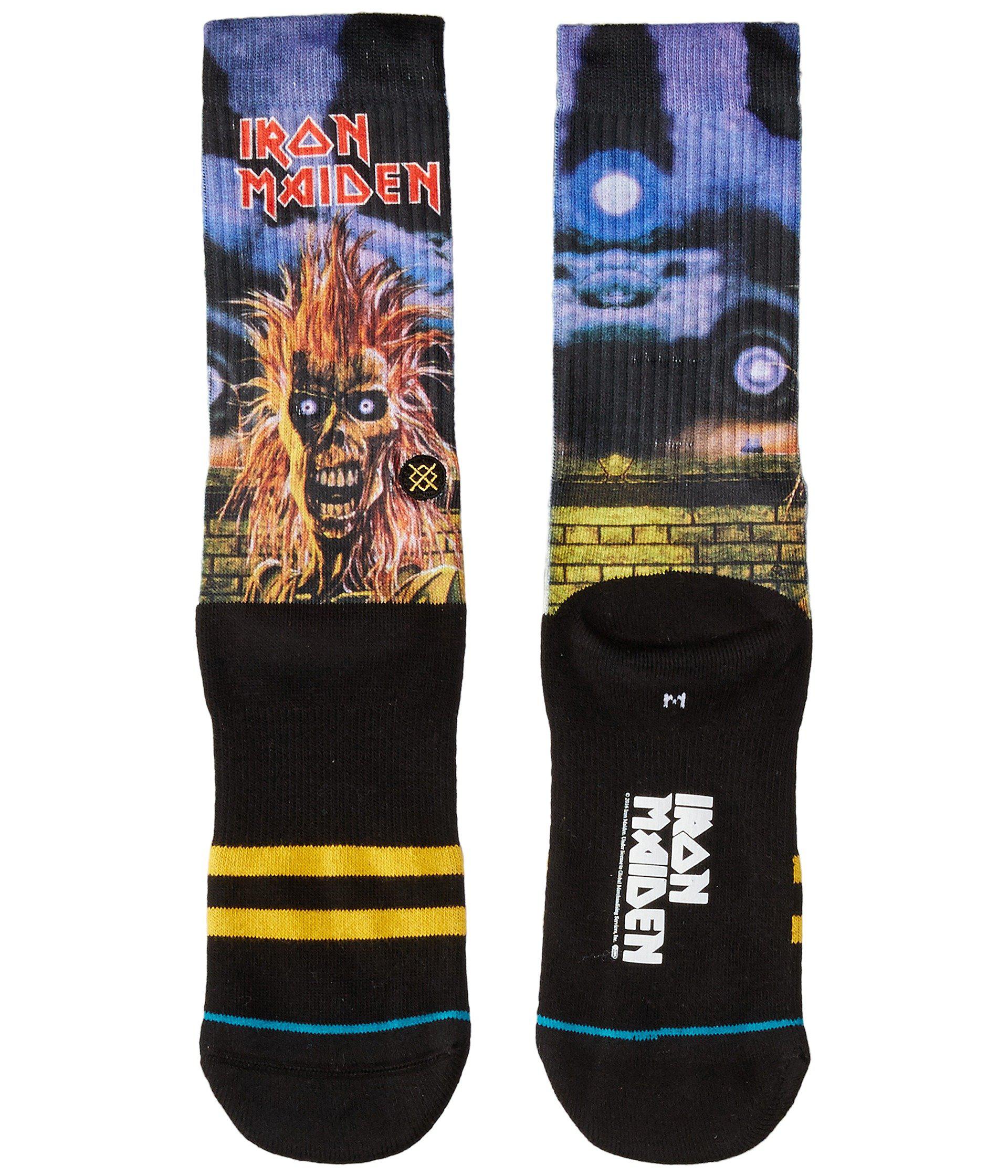 Stance Cotton Iron Maiden (black) Men's Crew Cut Socks Shoes for Men Lyst