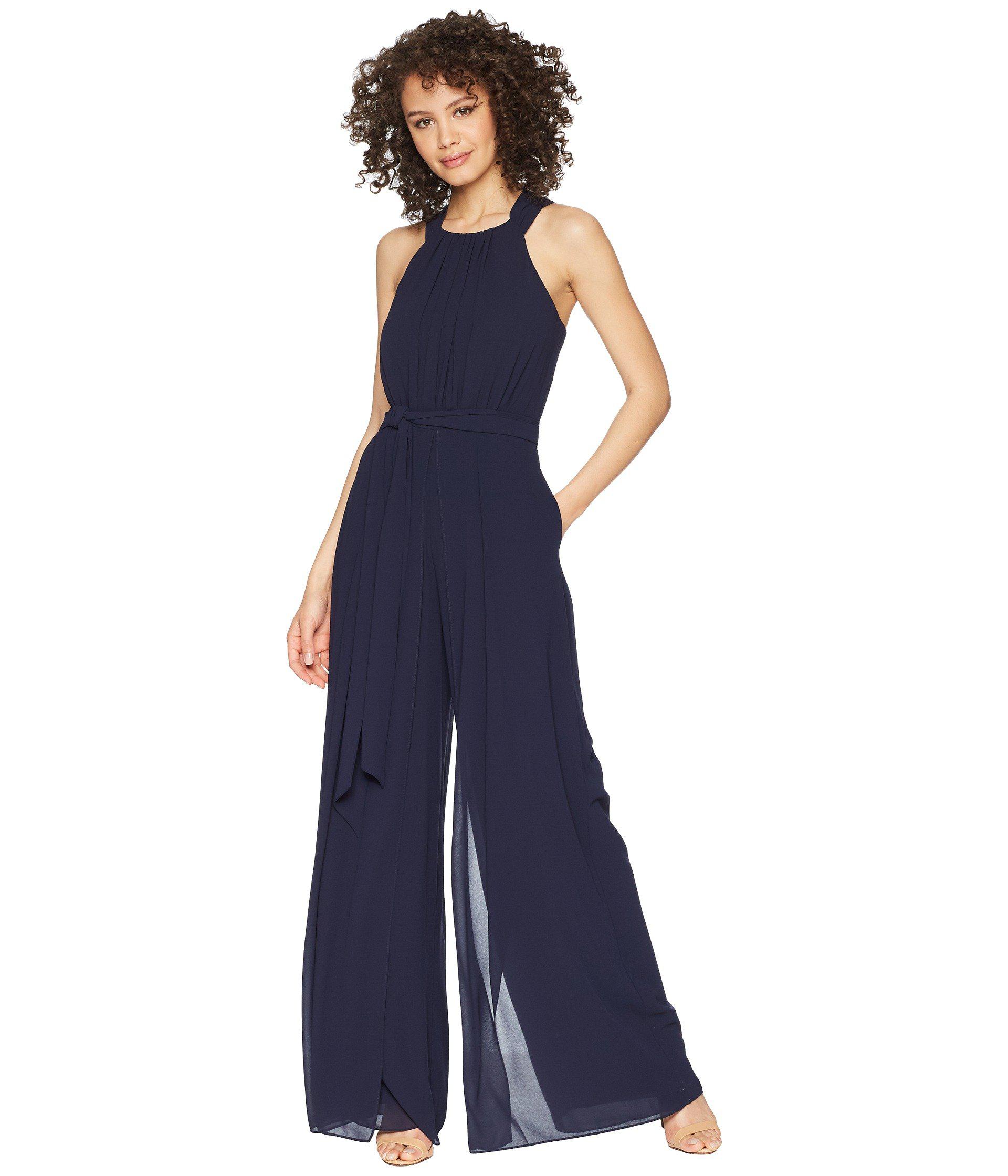 vince camuto chiffon jumpsuit