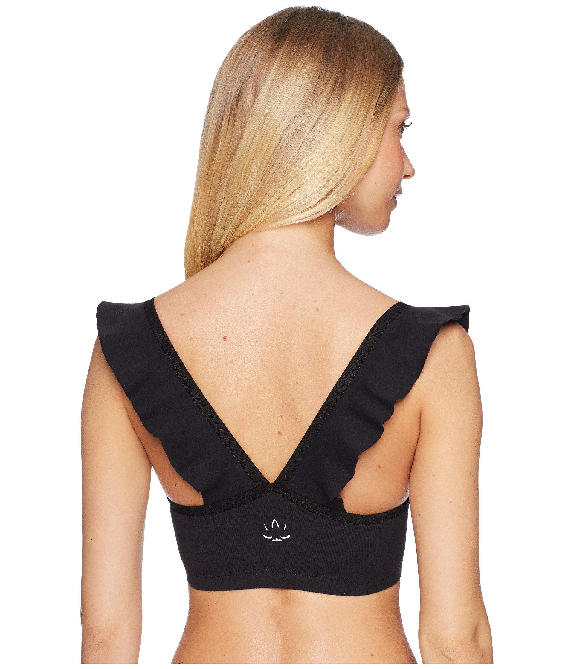 beyond yoga frill seeker bra