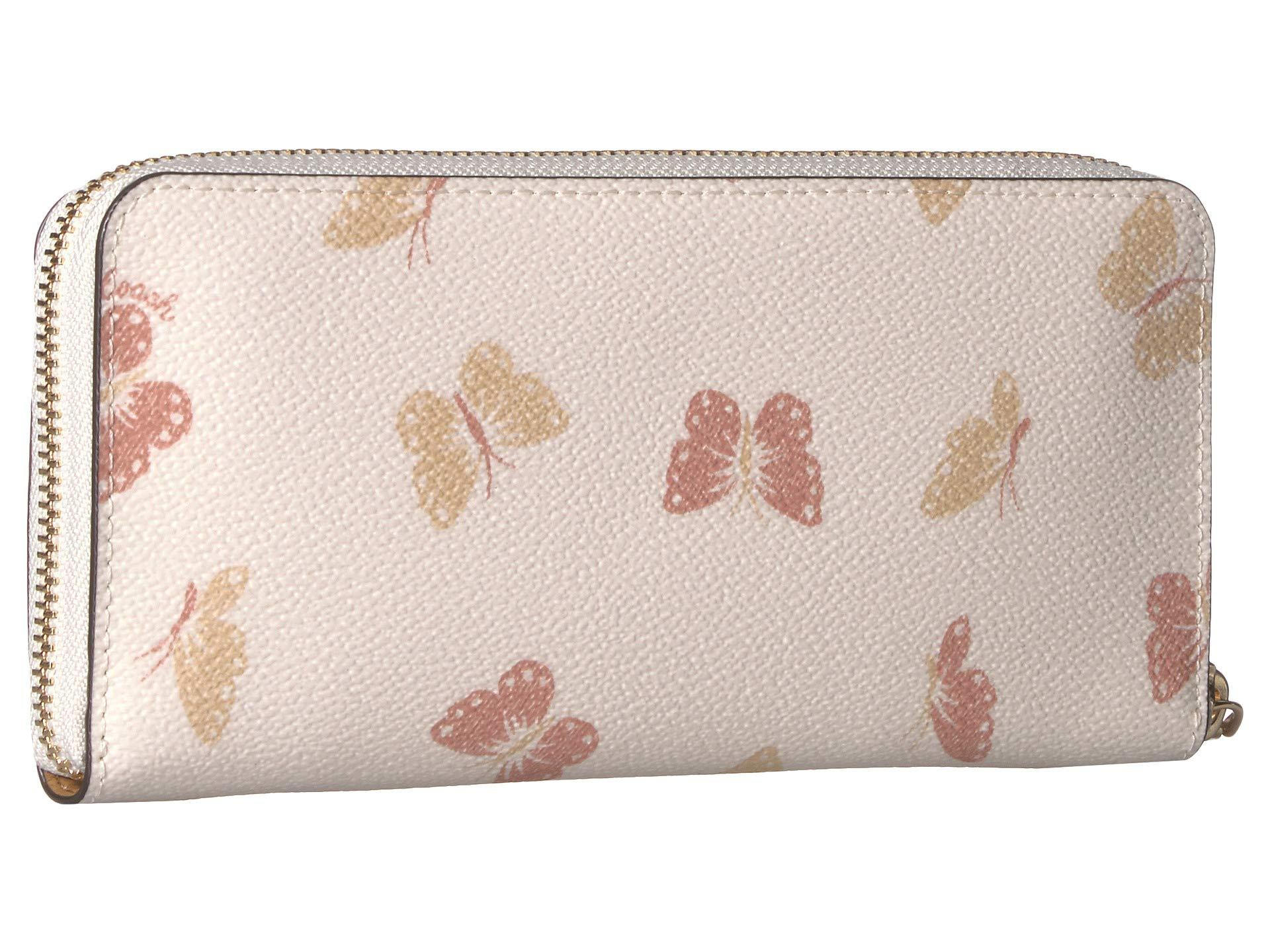 coach wallet butterfly
