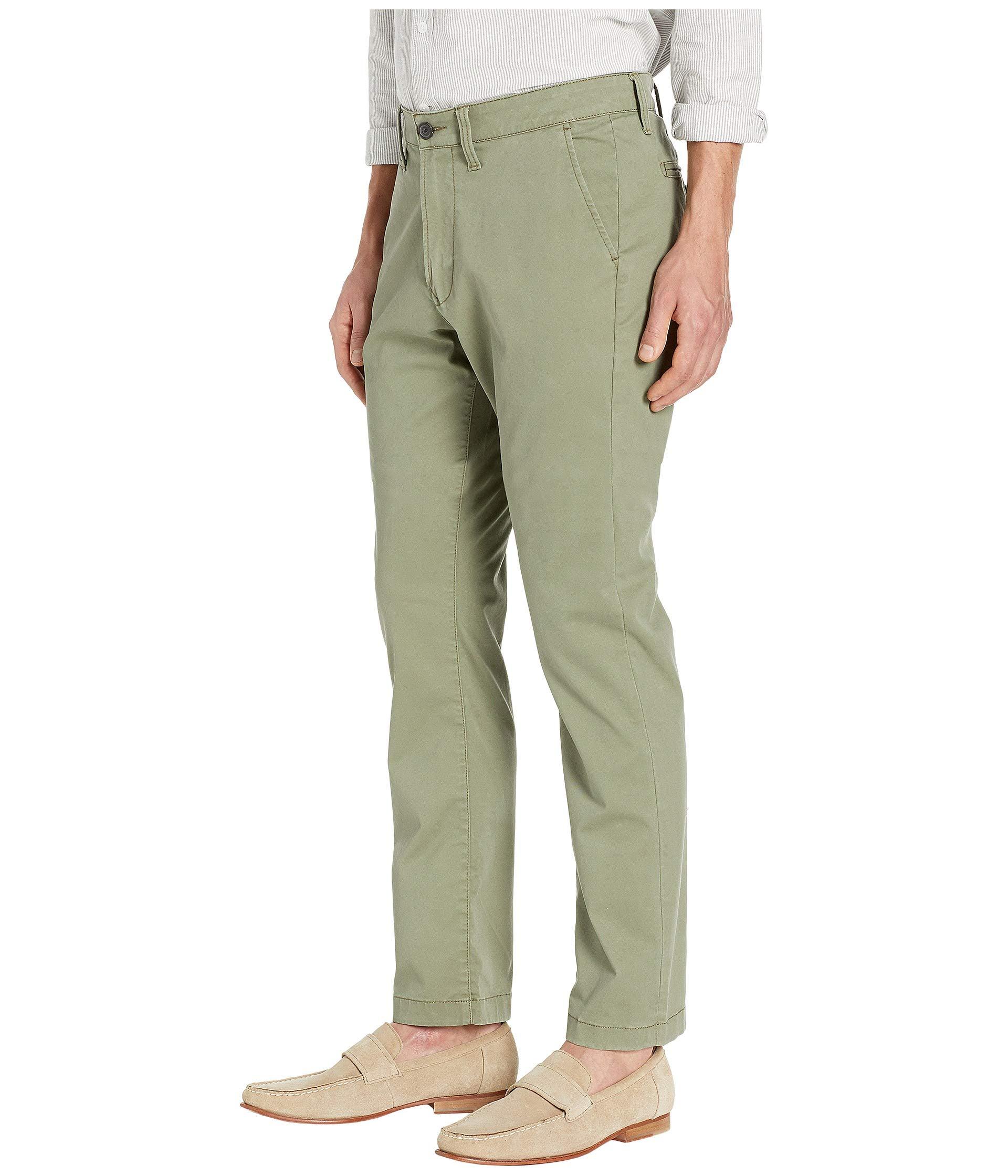 Lucky Brand Cotton Chino Pants in Green for Men - Lyst