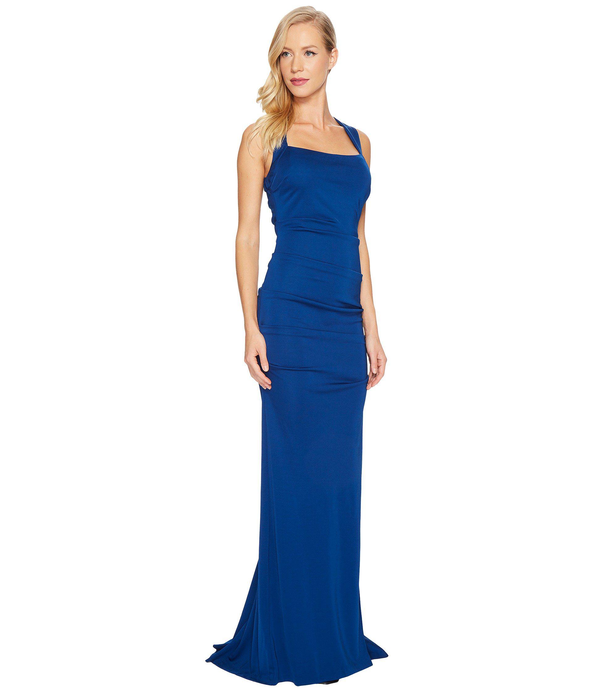 adrianna papell jersey sleeveless gown