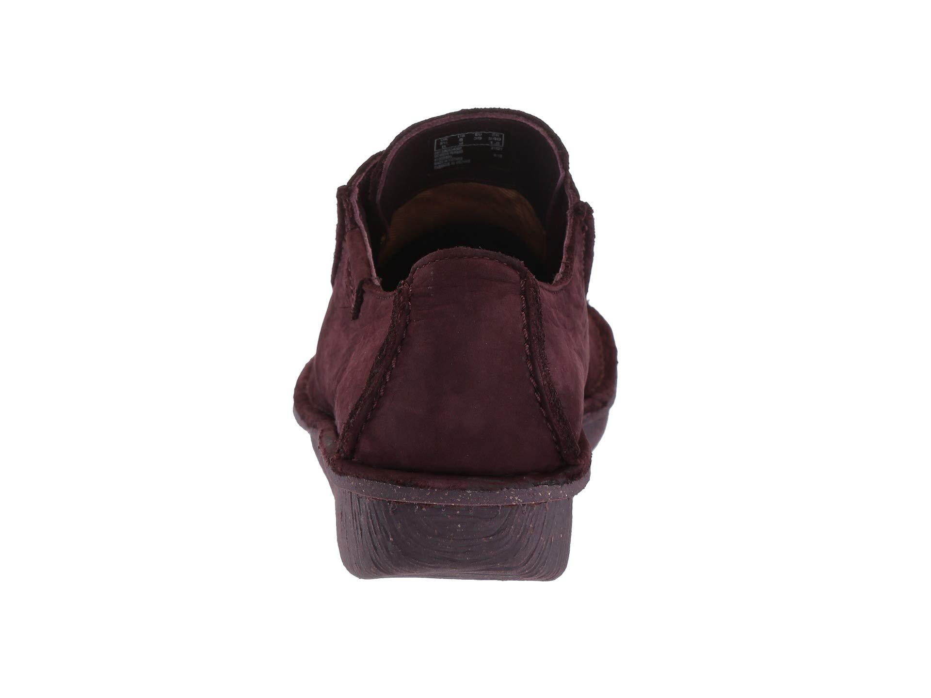 clarks funny dream shoes aubergine