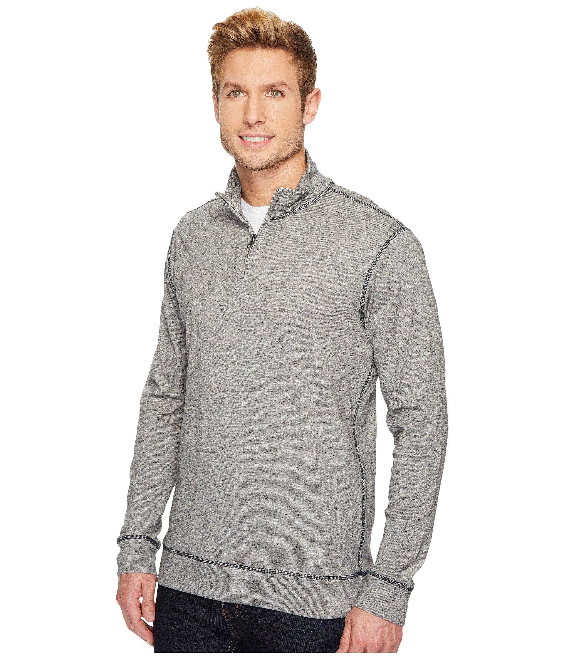 Vintage 1946 Synthetic Rib Q-zip Pullover in Light Grey (Gray) for Men ...