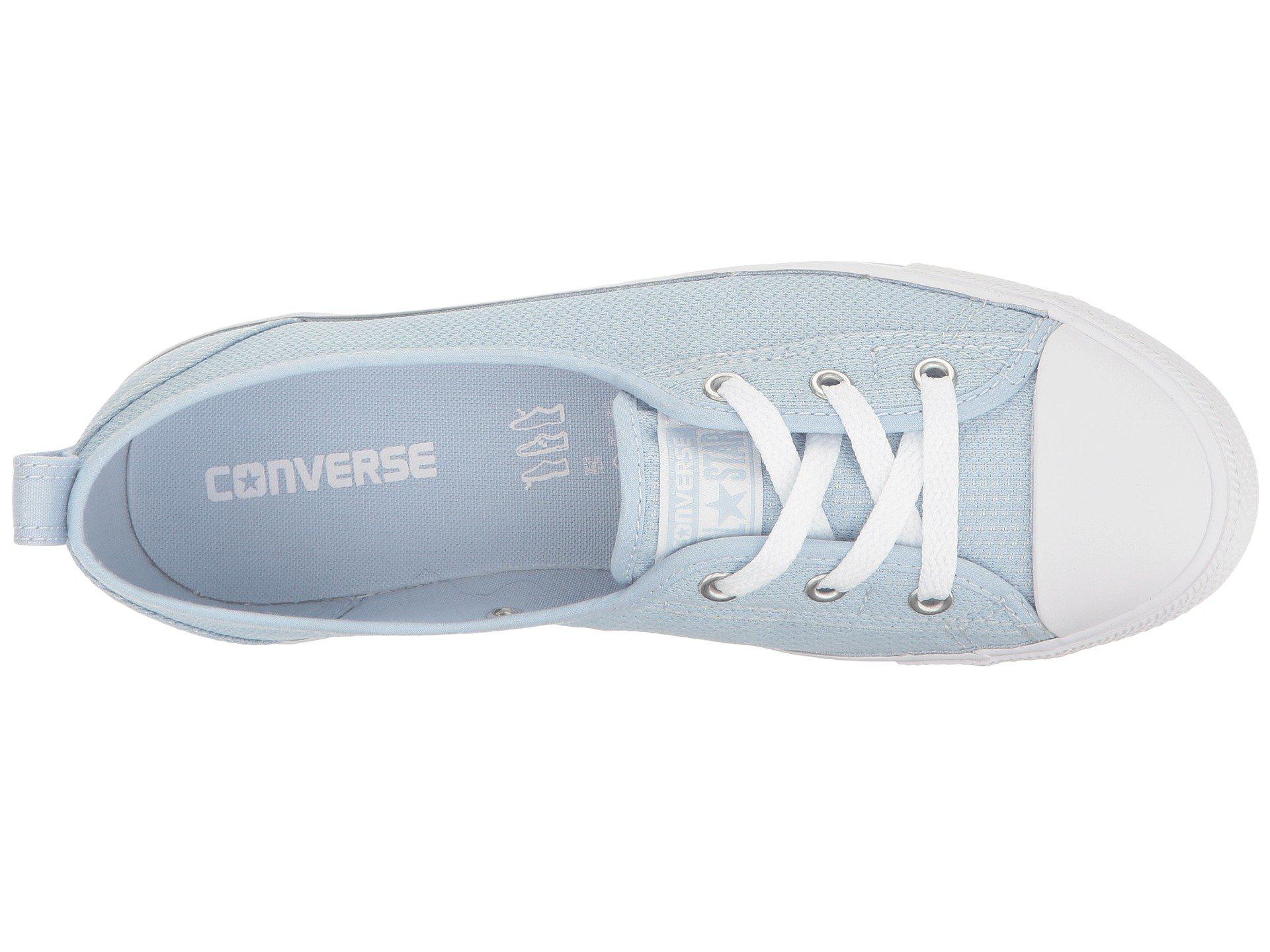 converse all star ballet lace ox white