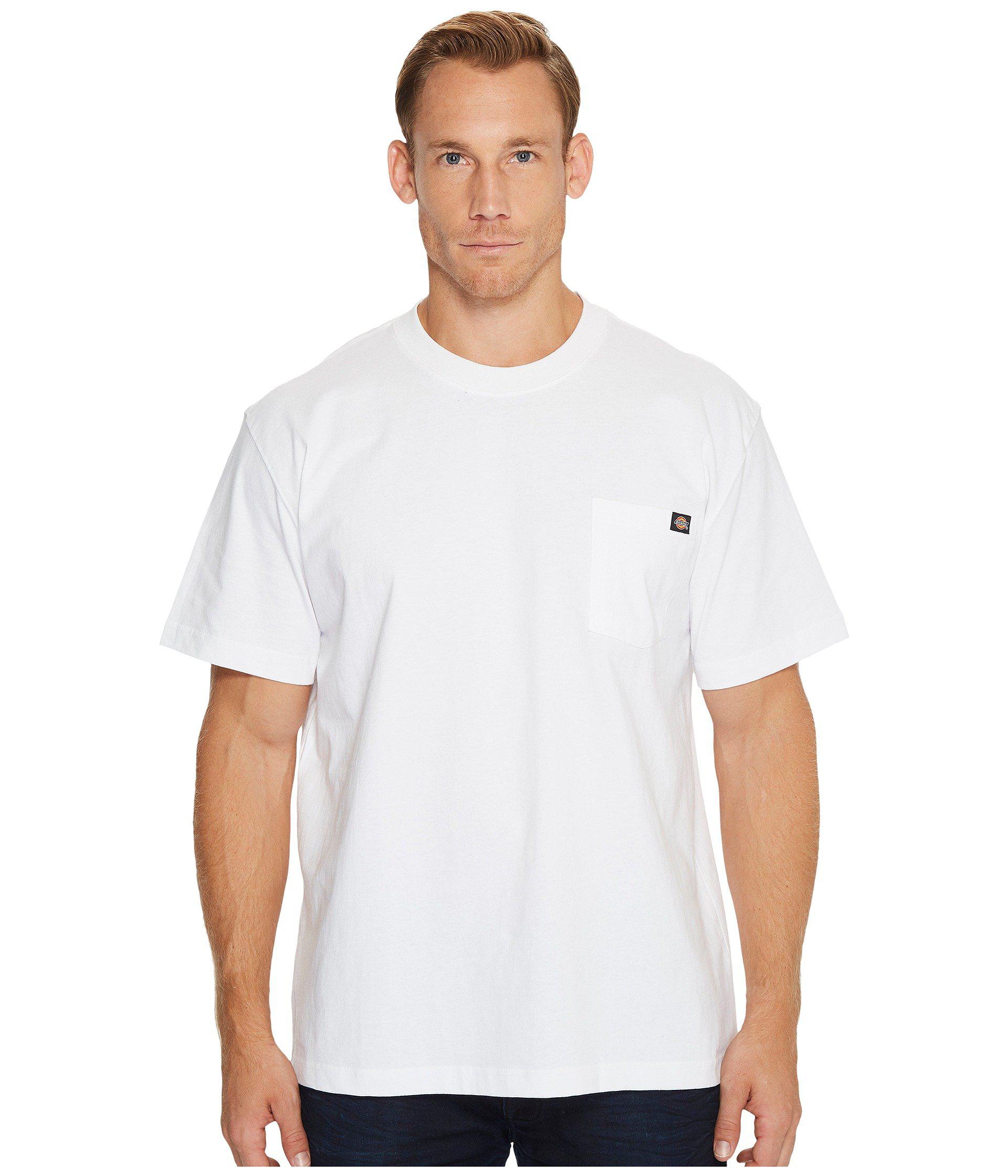 Dickies Cotton Heavyweight Crew Neck Tee in White for Men - Lyst