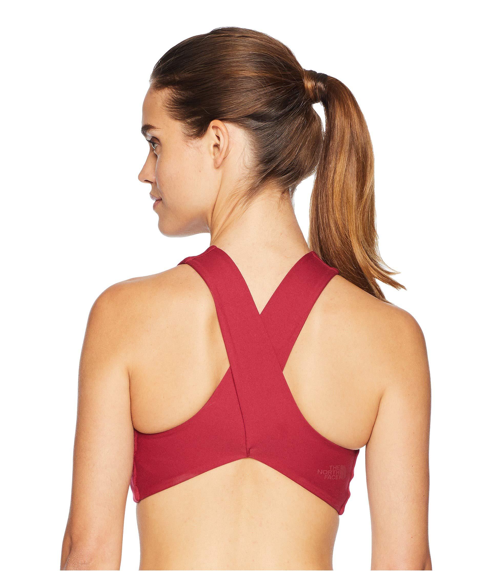 the north face beyond the wall free motion sports bra