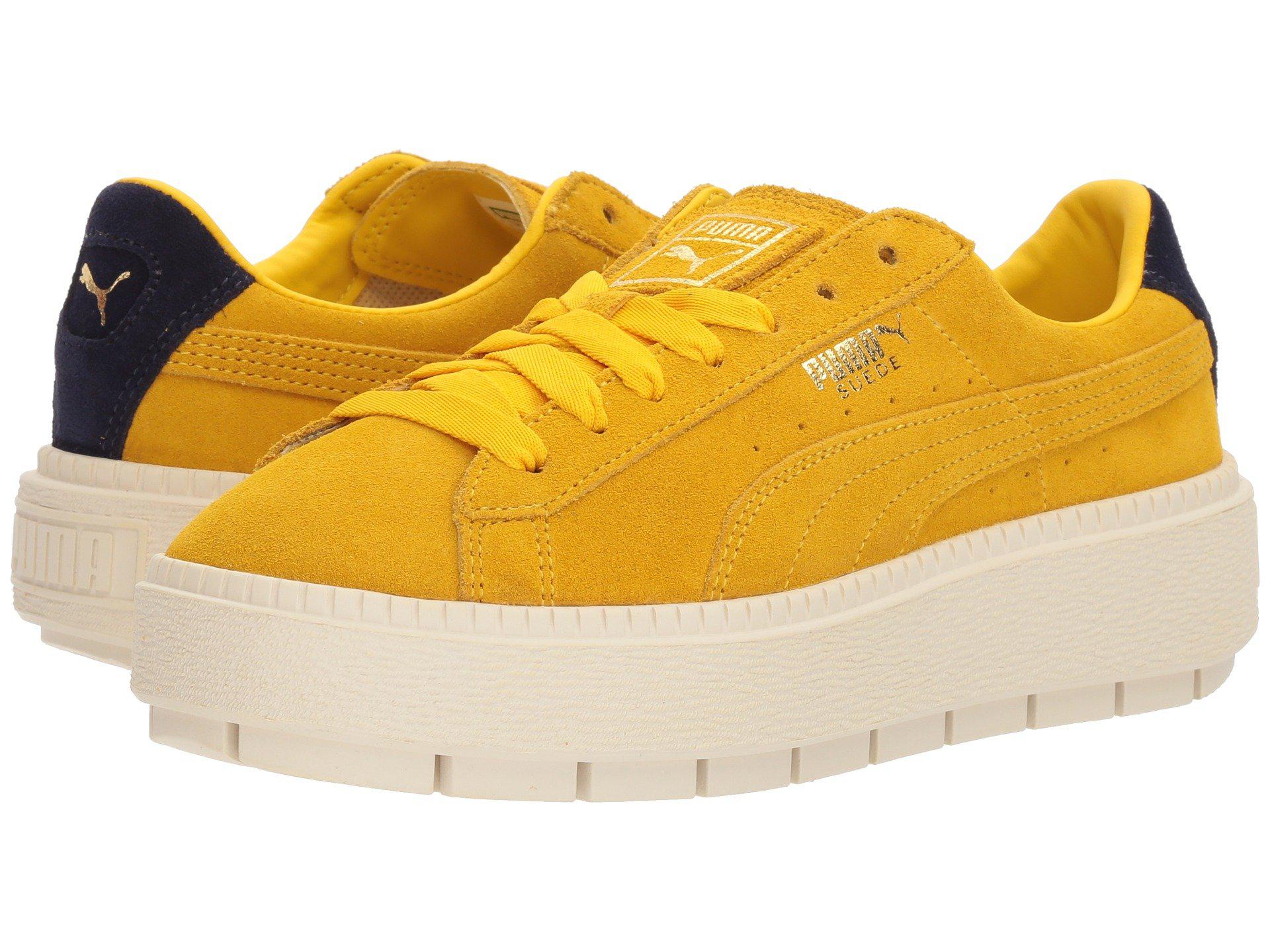 PUMA Yellow Suede Platform Trace Bold PUMA Yellow Suede Platform Trace Bold
