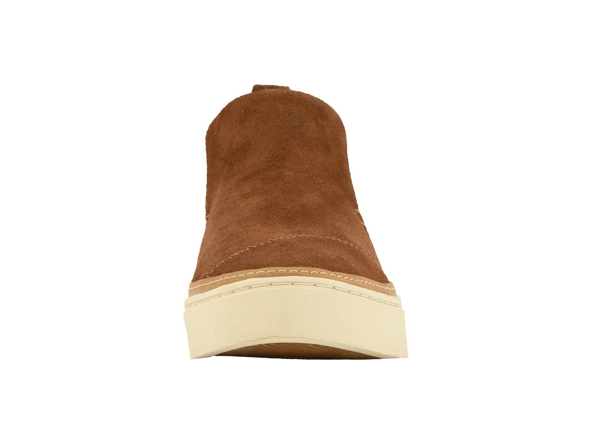Dark amber deals suede toms