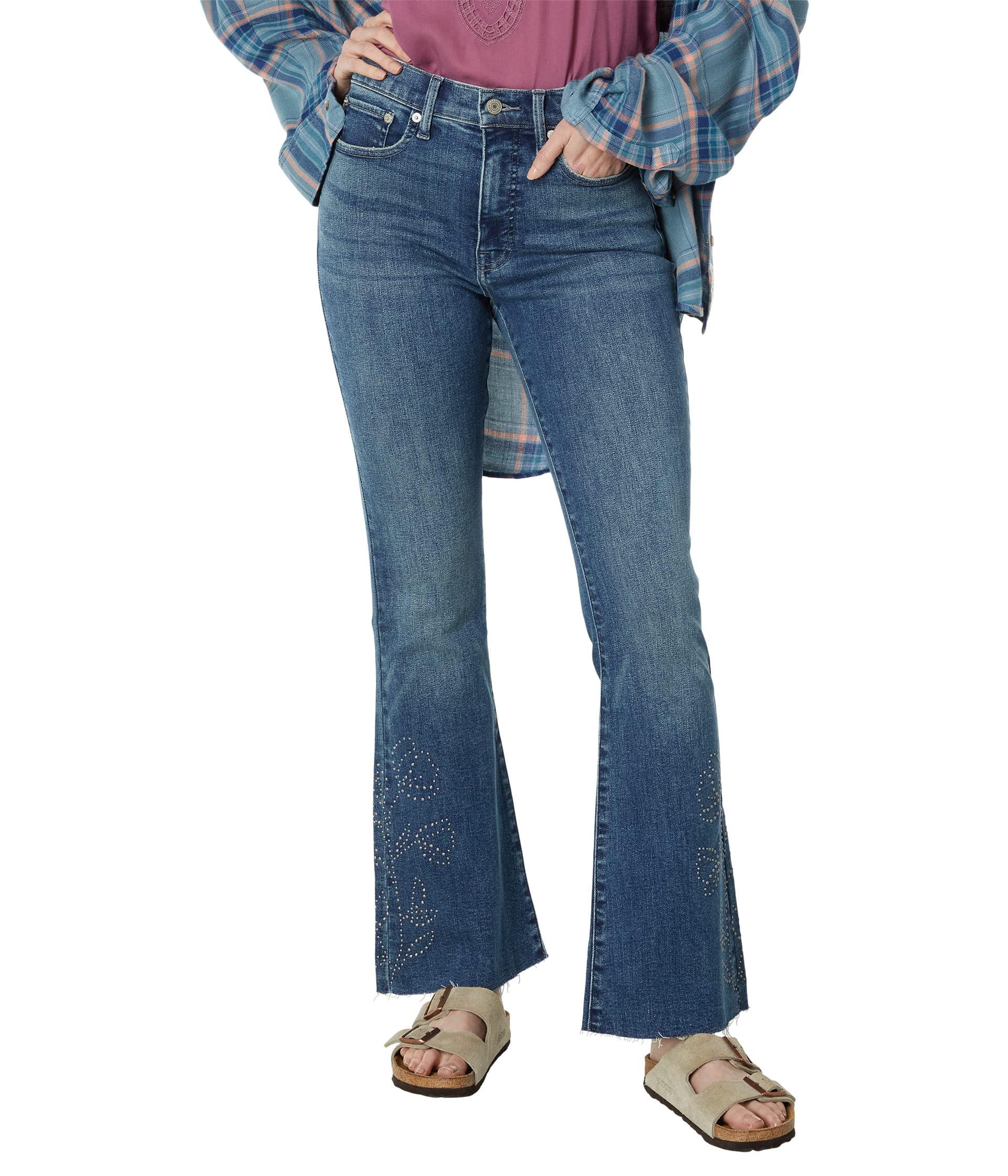 Lucky Brand High-rise Stevie Flare In Tioga Pass in Blue | Lyst