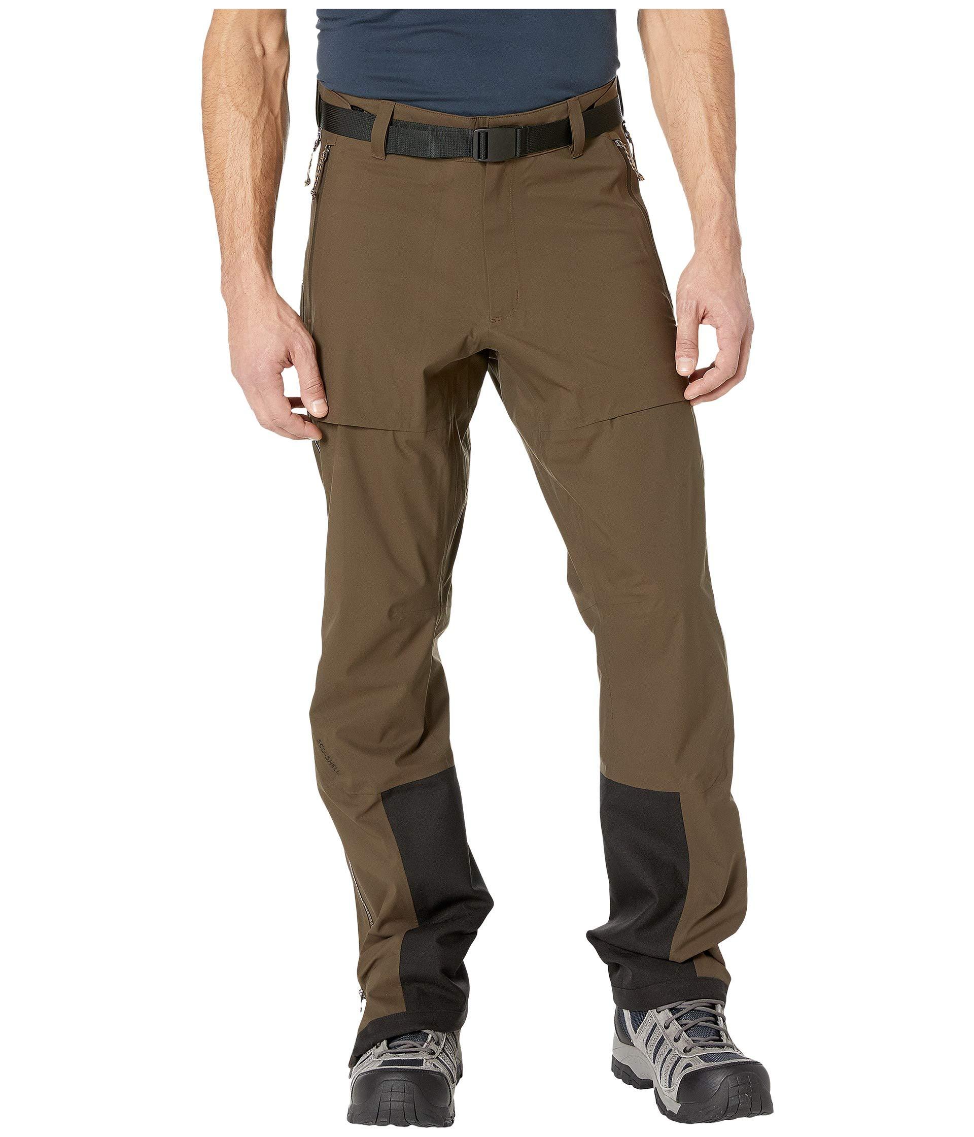 Fjallraven Synthetic Keb Eco-shell Trousers in Dark Olive (Green) for ...