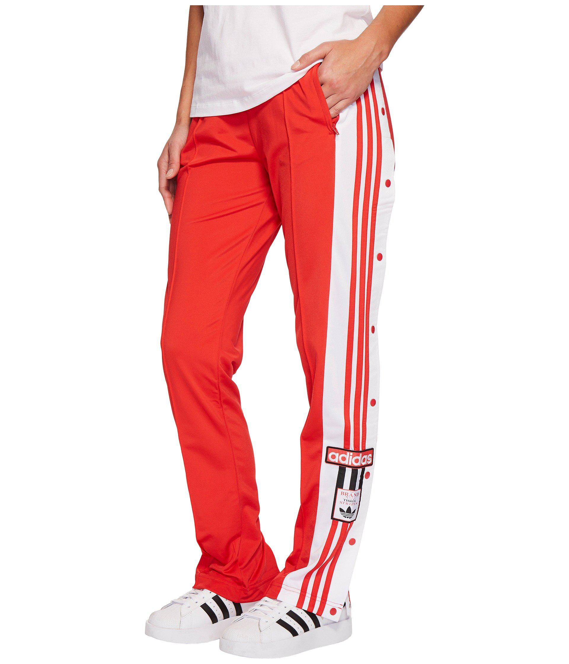 red adibreak track pants