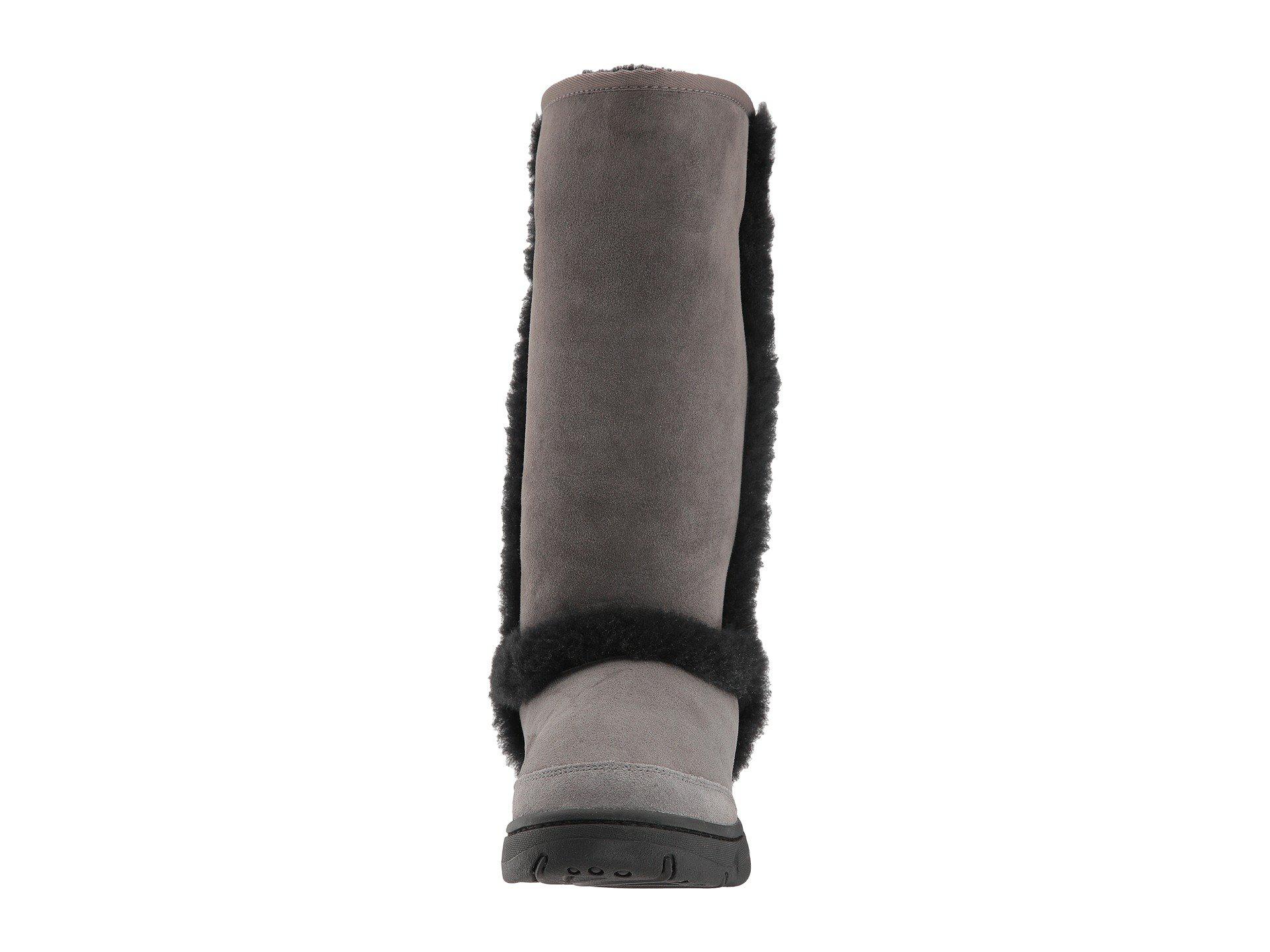 UGG Suede Sunburst Tall (grey/black) Women's Boots - Lyst