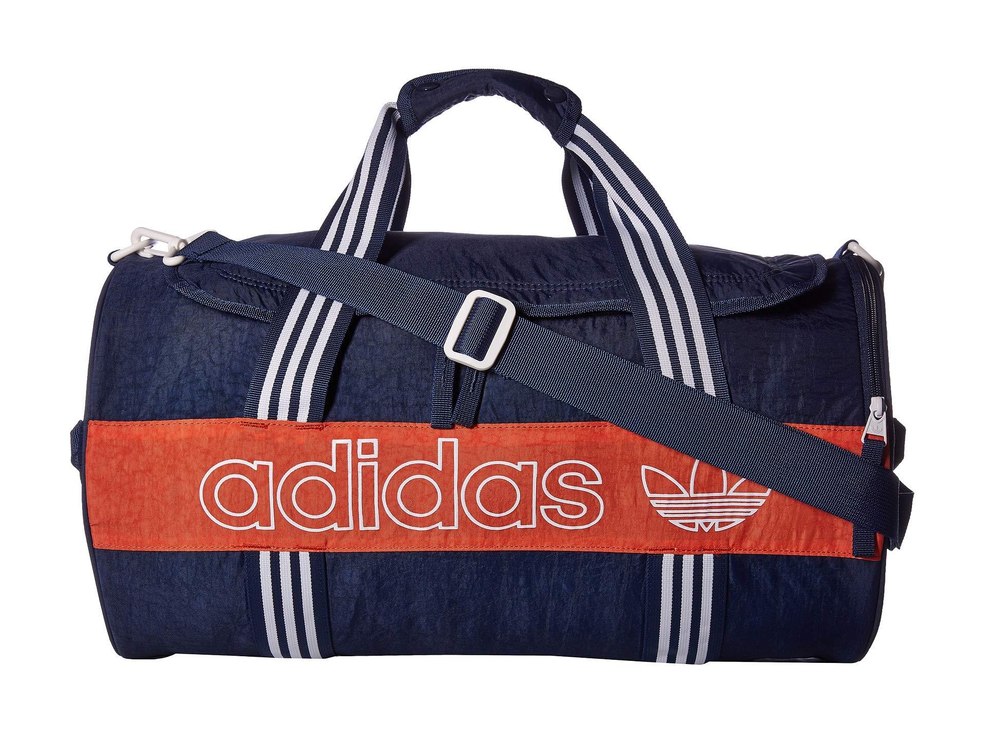adidas Originals Originals Spirit Roll Duffel (collegiate Navy/raw Amber/white) Duffel Bags in ...