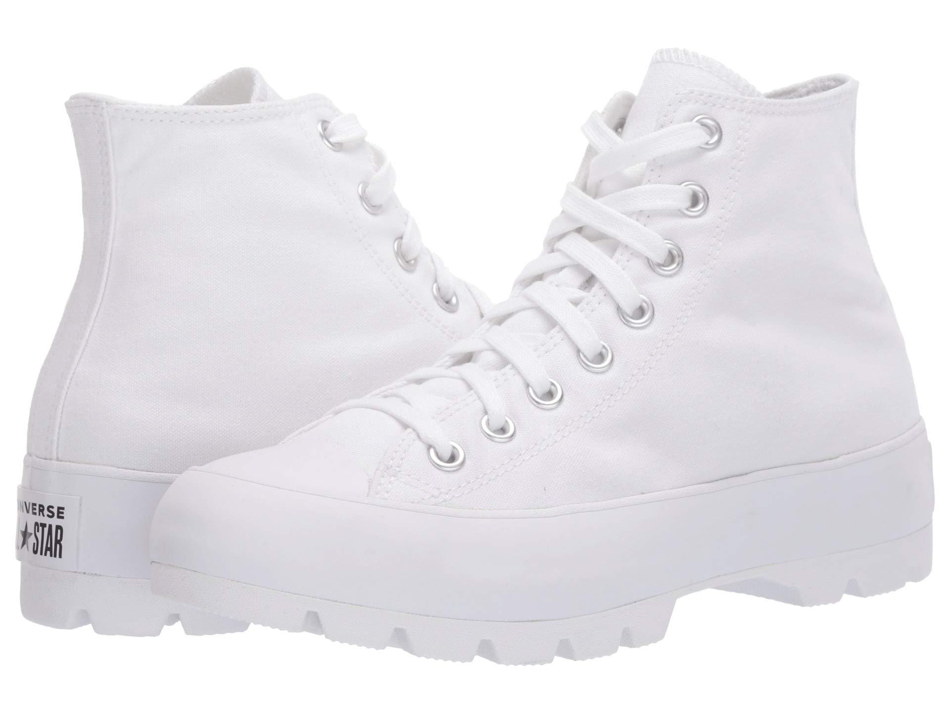 Converse Fleece Chuck Taylor All Star Lugged - Hi in White - Lyst