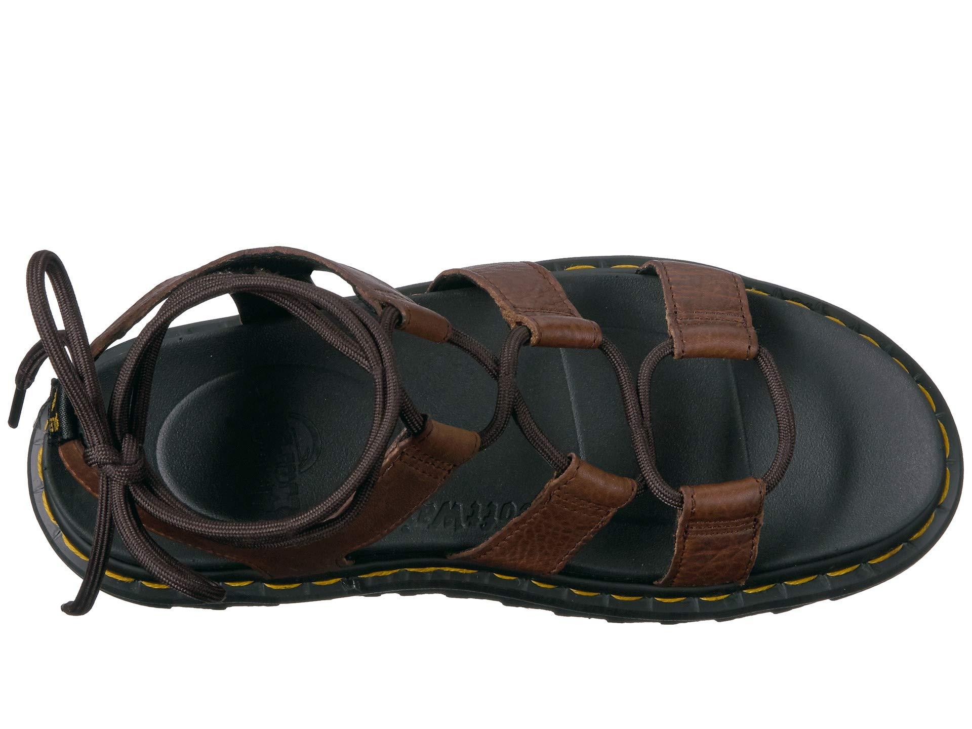 Dr. Martens Leather Nartilla Gladiator Sandals in Brown - Lyst