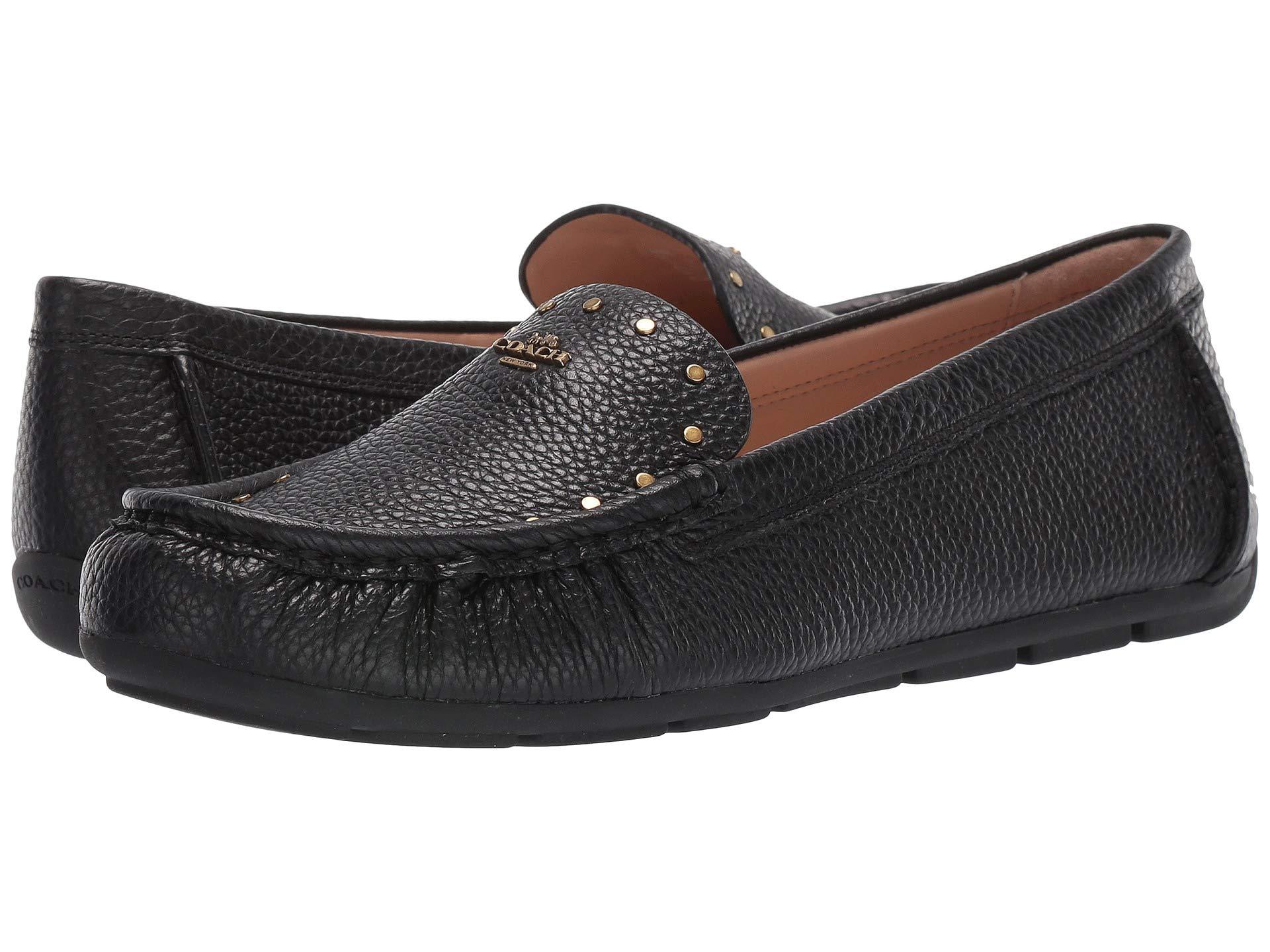Coach mckenna studded driver loafers Clearance