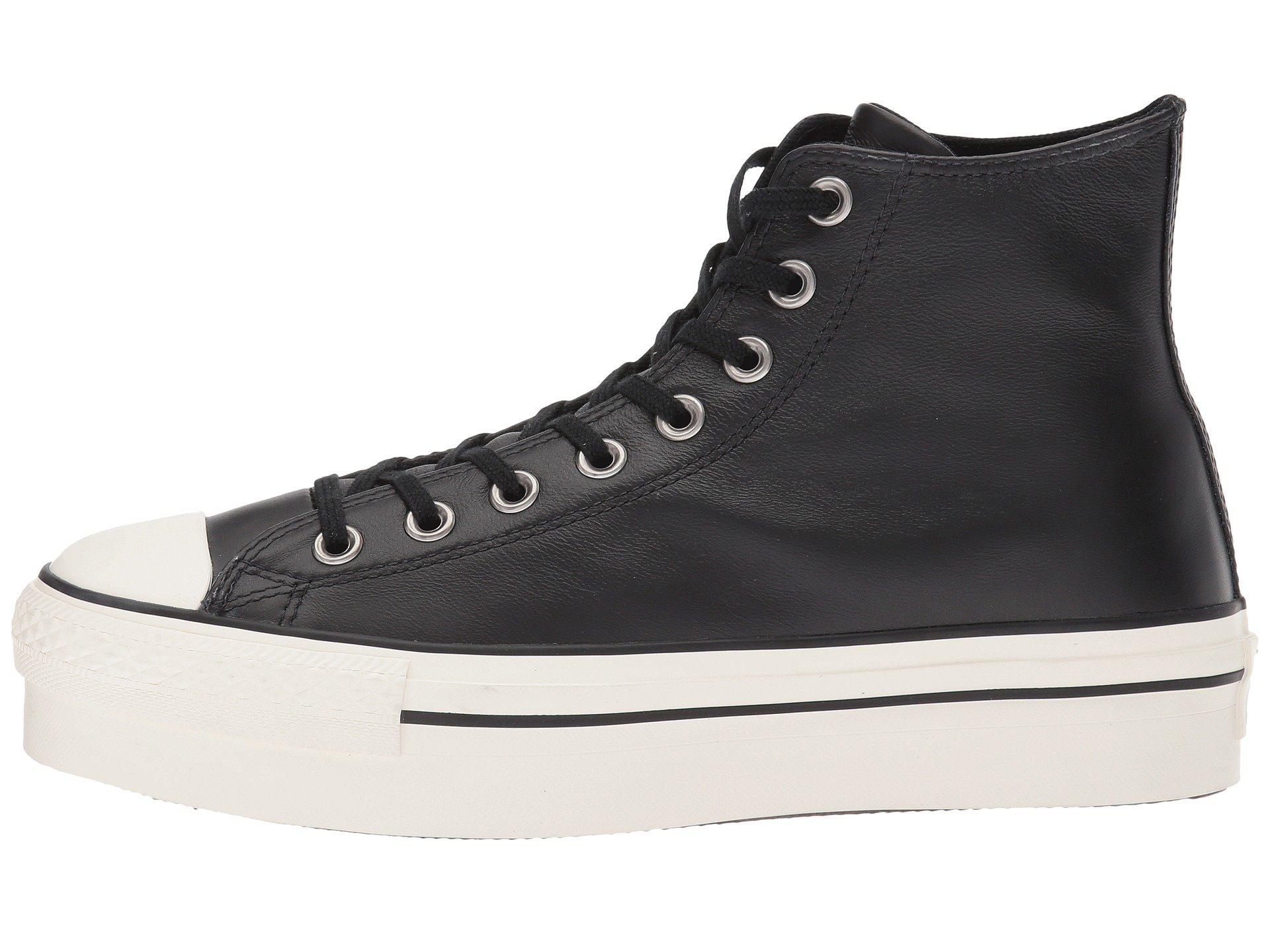 black converse womens platform