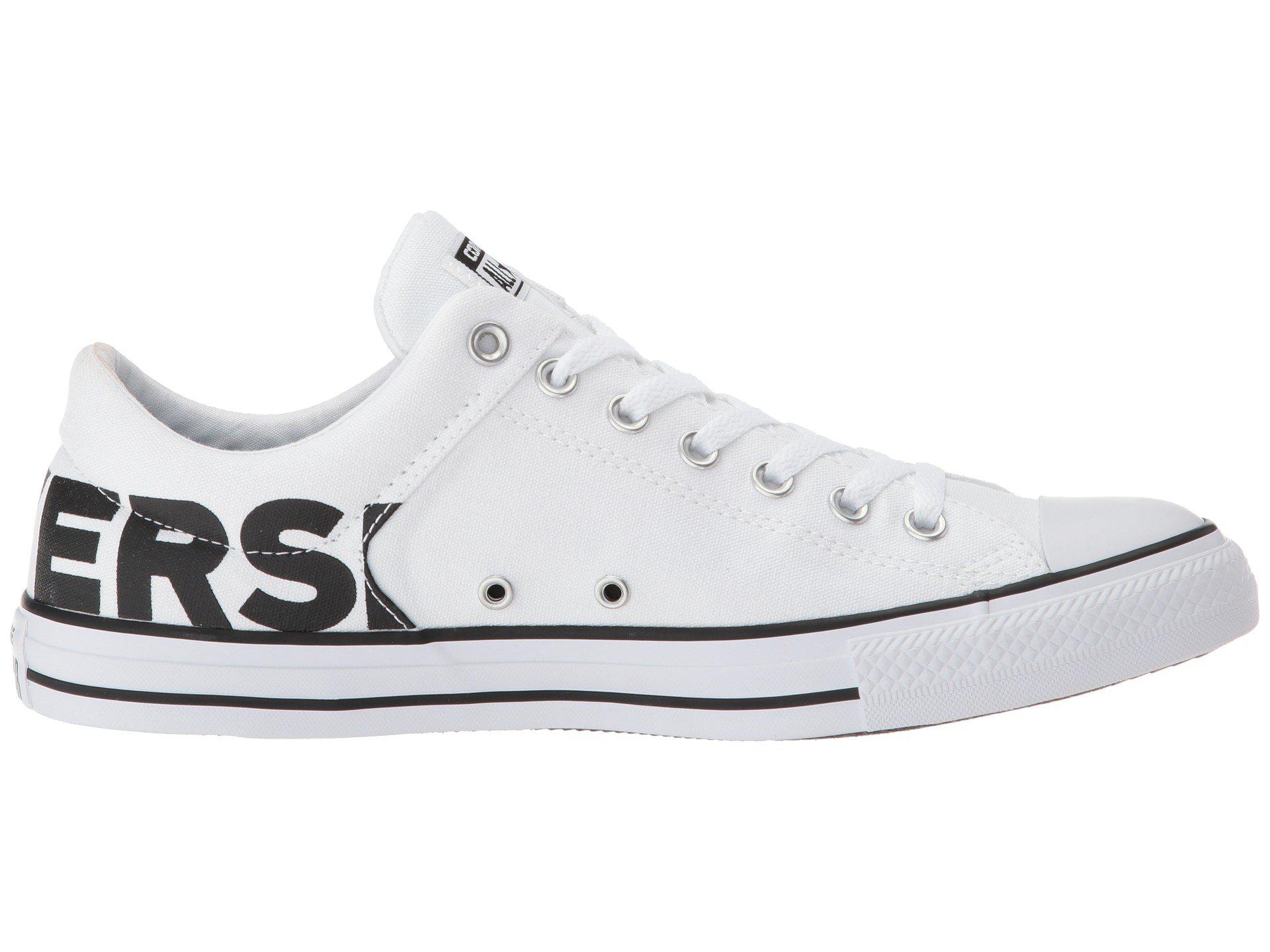 Converse Canvas Chuck Taylor® All Star® High Street Wordmark Ox in  White/Black/White (White) for Men - Lyst