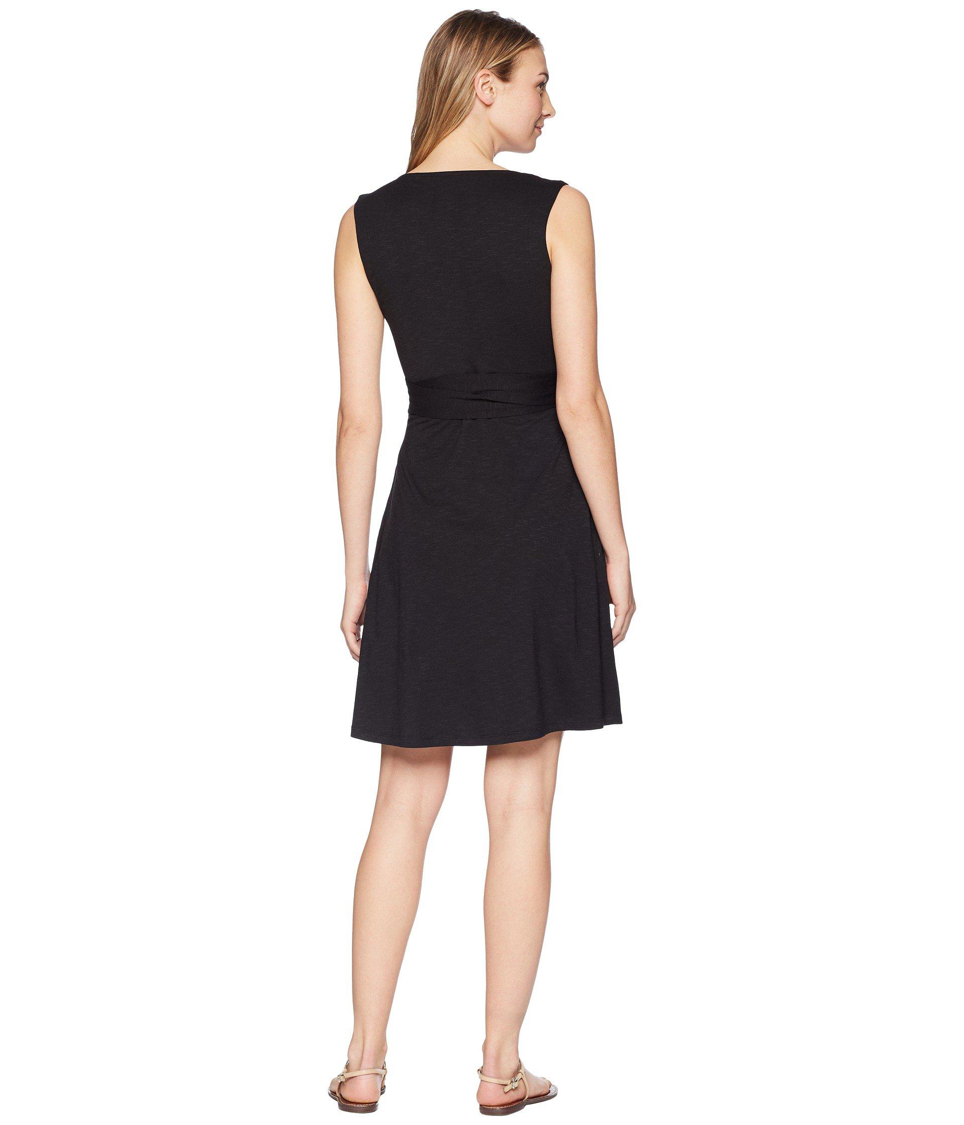 cue wrap sleeveless dress