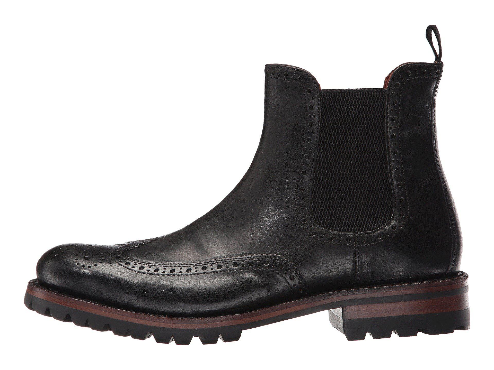 frye george lug brogue chelsea boot