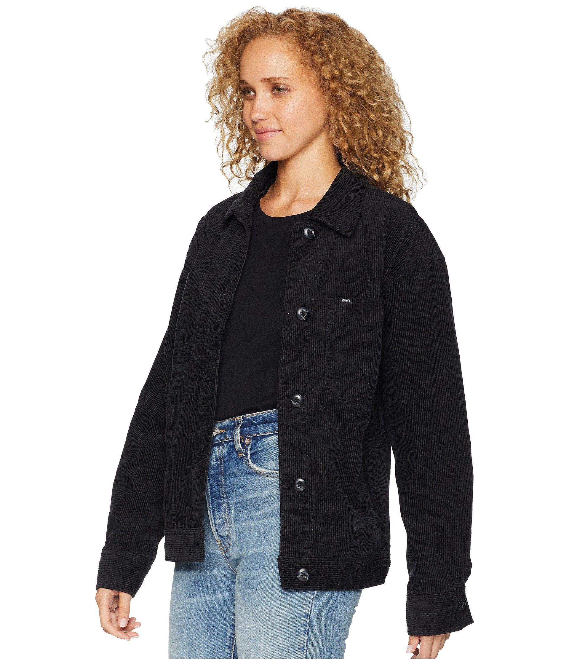 Vans Corduroy Summit Jacket (black) Women's Coat | Lyst