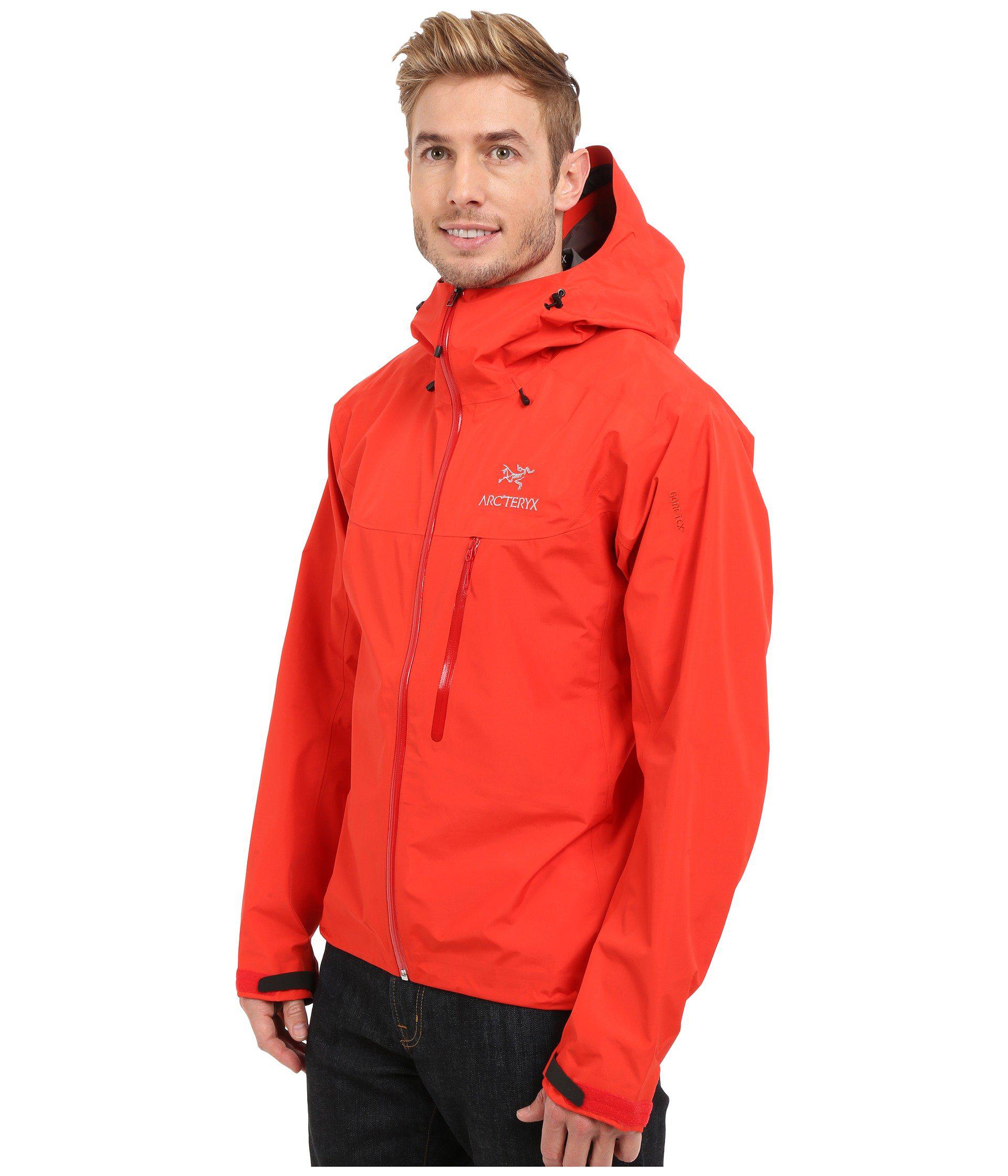 Arc Teryx Synthetic Alpha Sl Jacket In Orange For Men Lyst Arc Teryx Synthetic Alpha Sl Jacket In Orange For Men Lyst