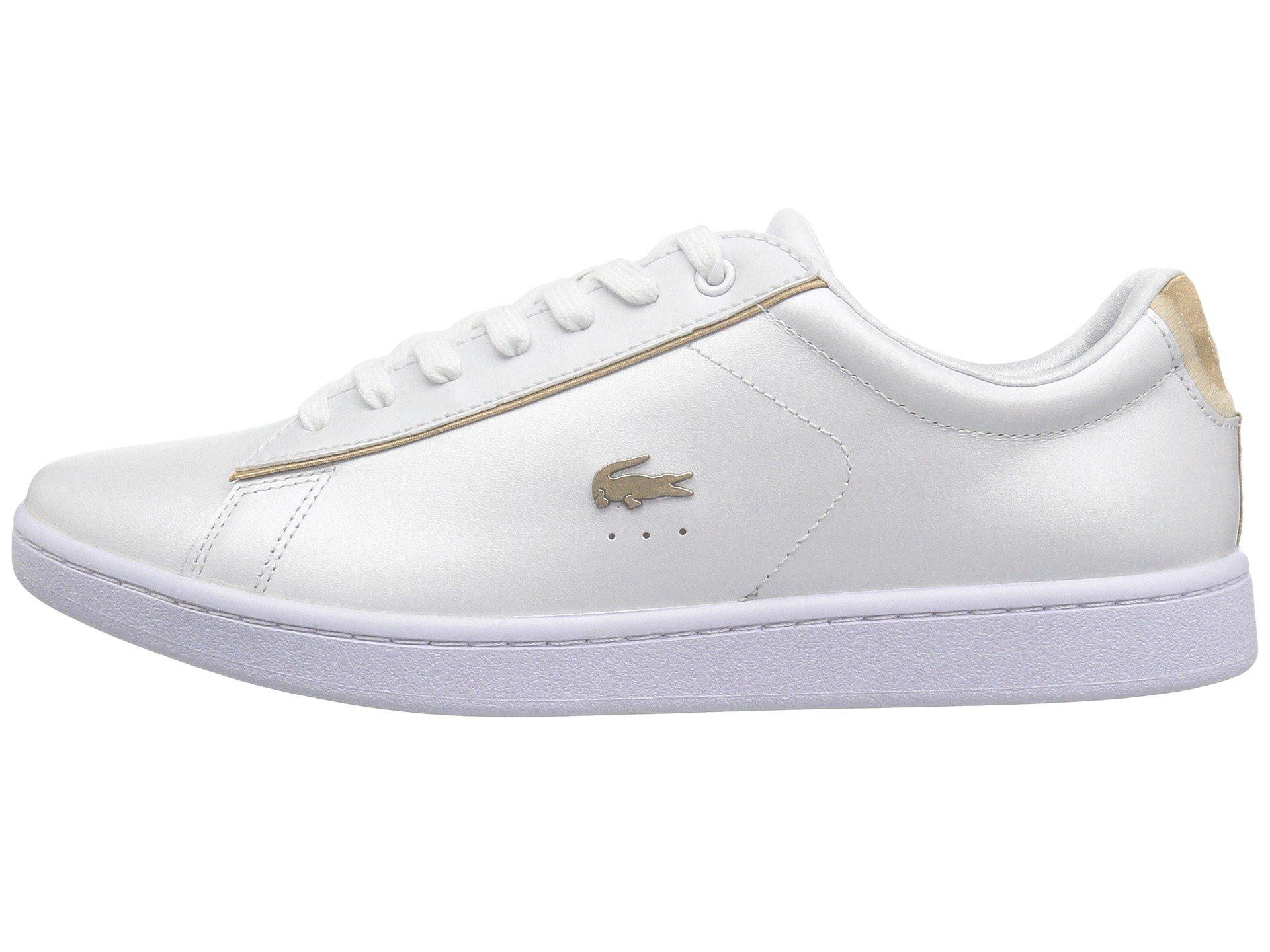 lacoste carnaby evo 118 6 spw white gold