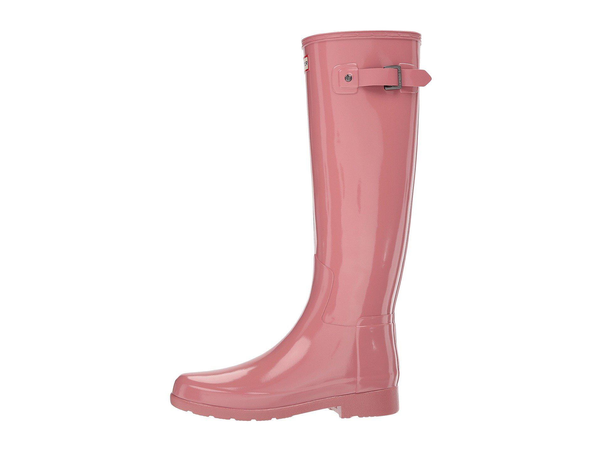 pale pink hunter boots