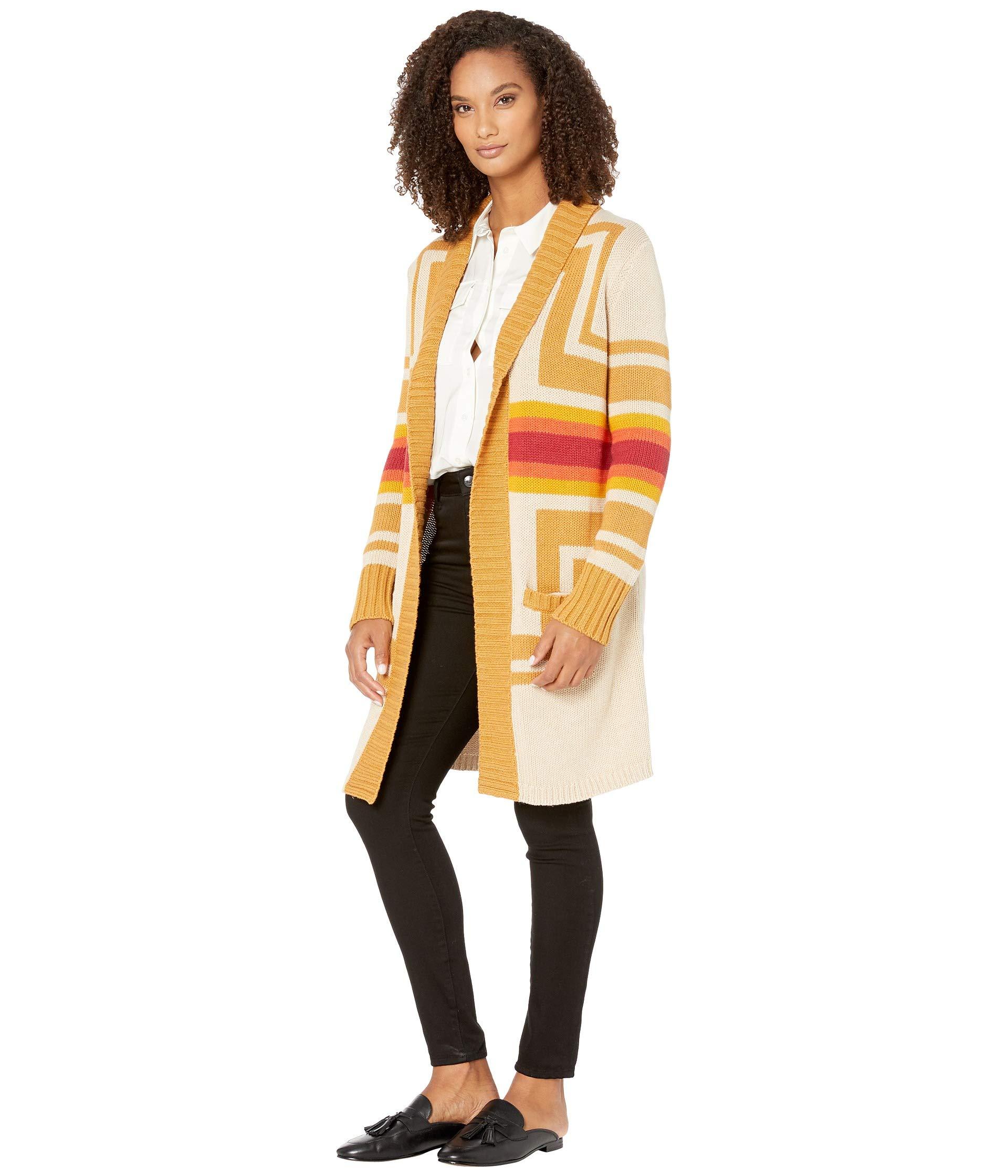 pendleton harding open cardigan