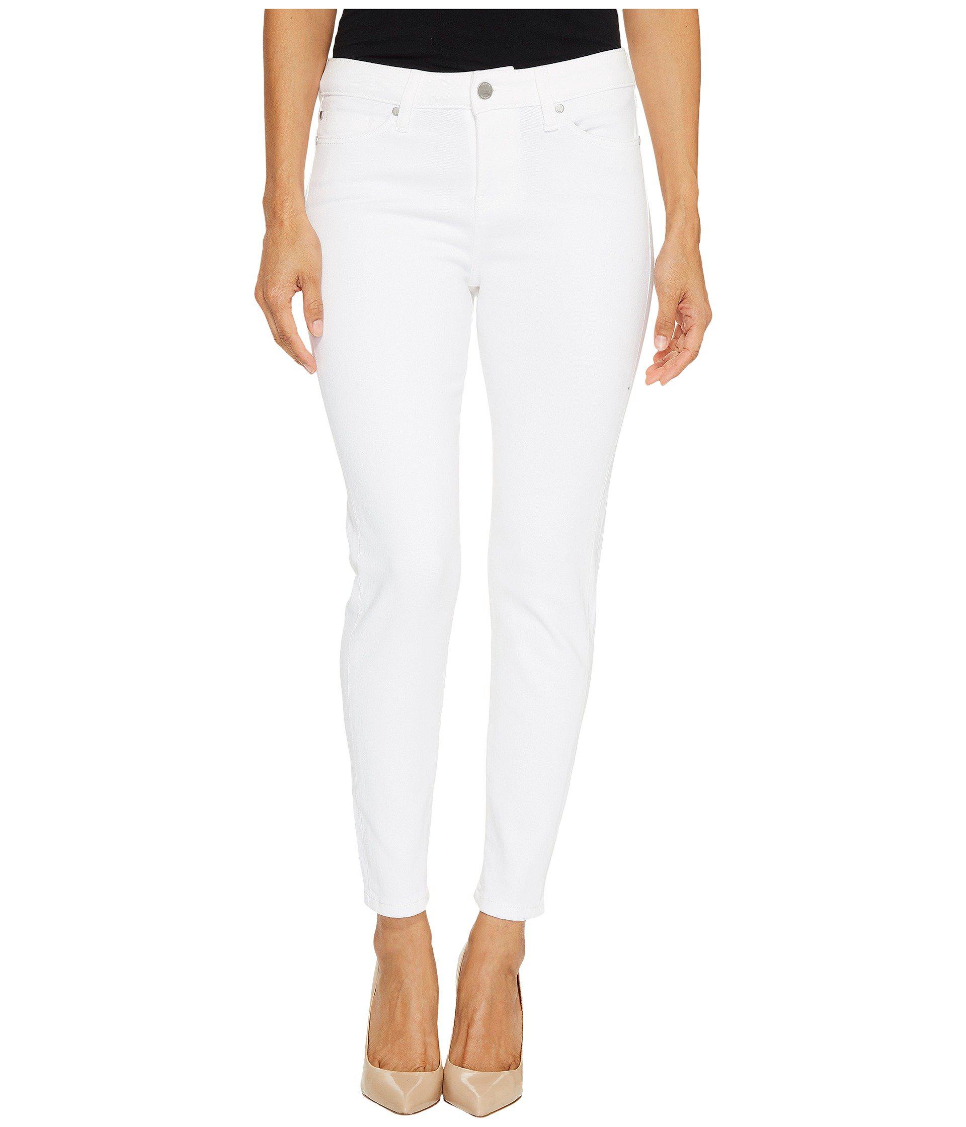 liverpool penny ankle skinny jeans white