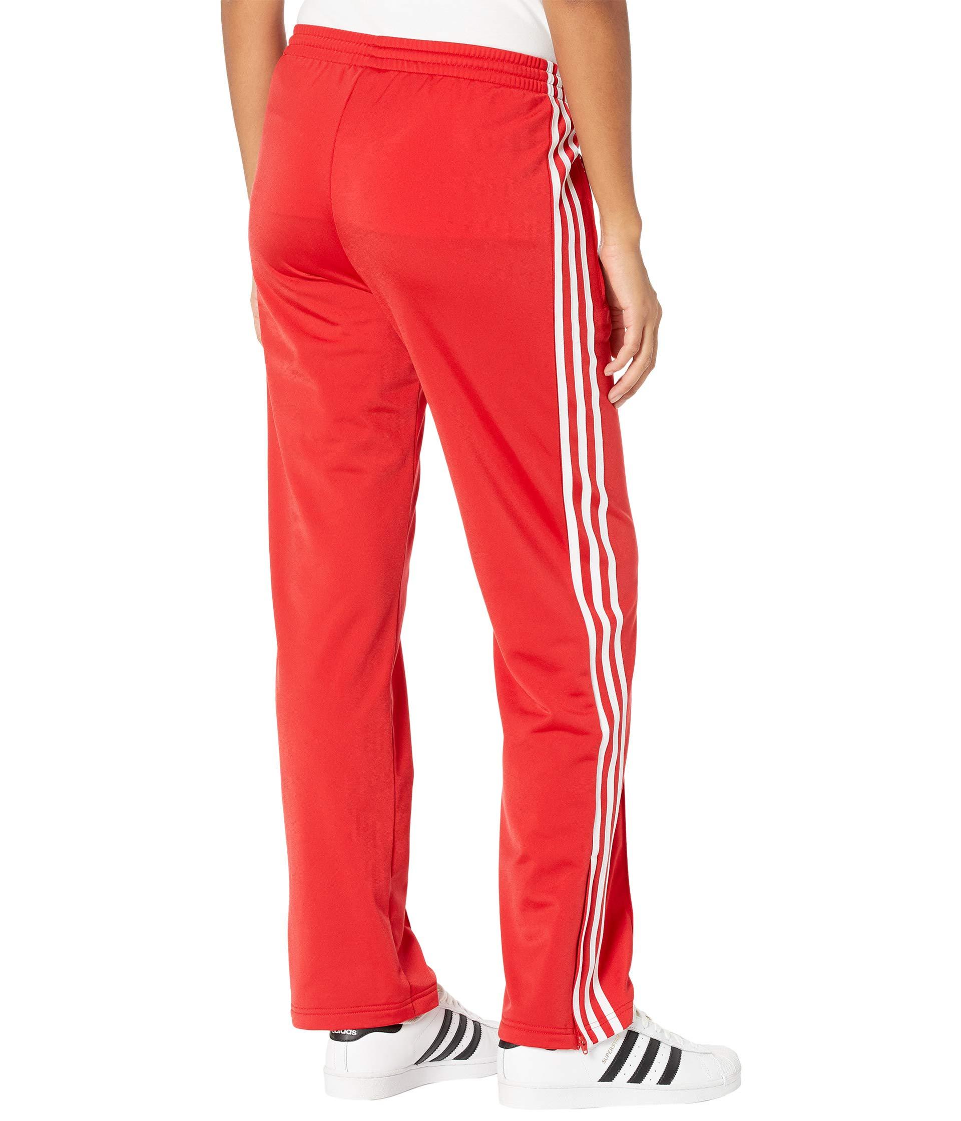 adidas Originals Synthetic Primeblue Firebird Track Pants, Varsity-striped  Pattern in Scarlet (Red) - Save 12% - Lyst