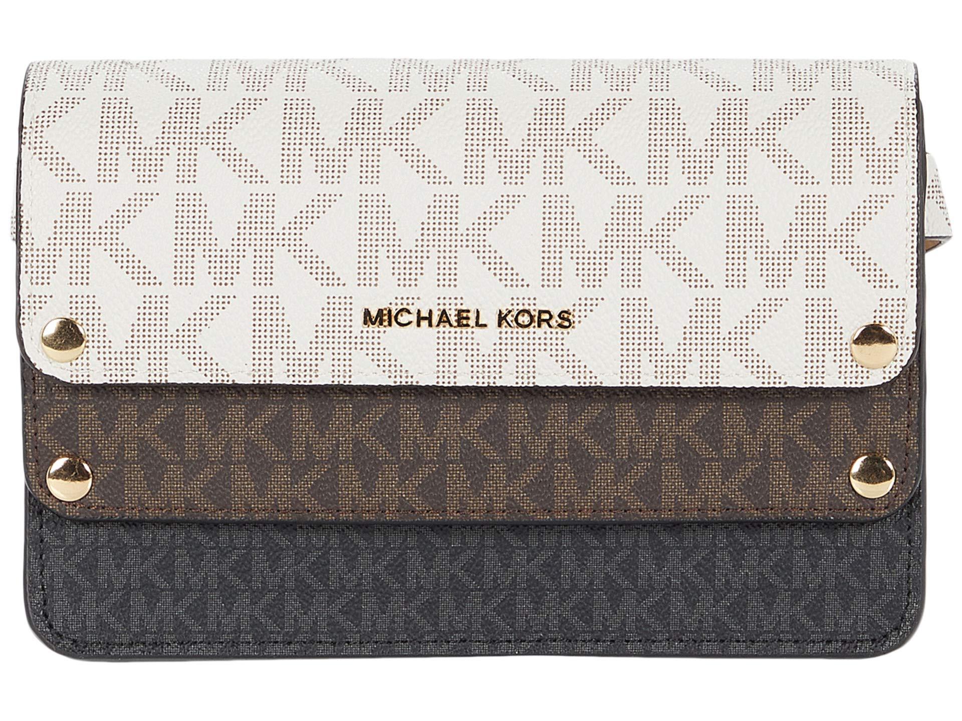 MICHAEL Michael Kors Synthetic Tri-scale Signature Belt Bag in Black | Lyst