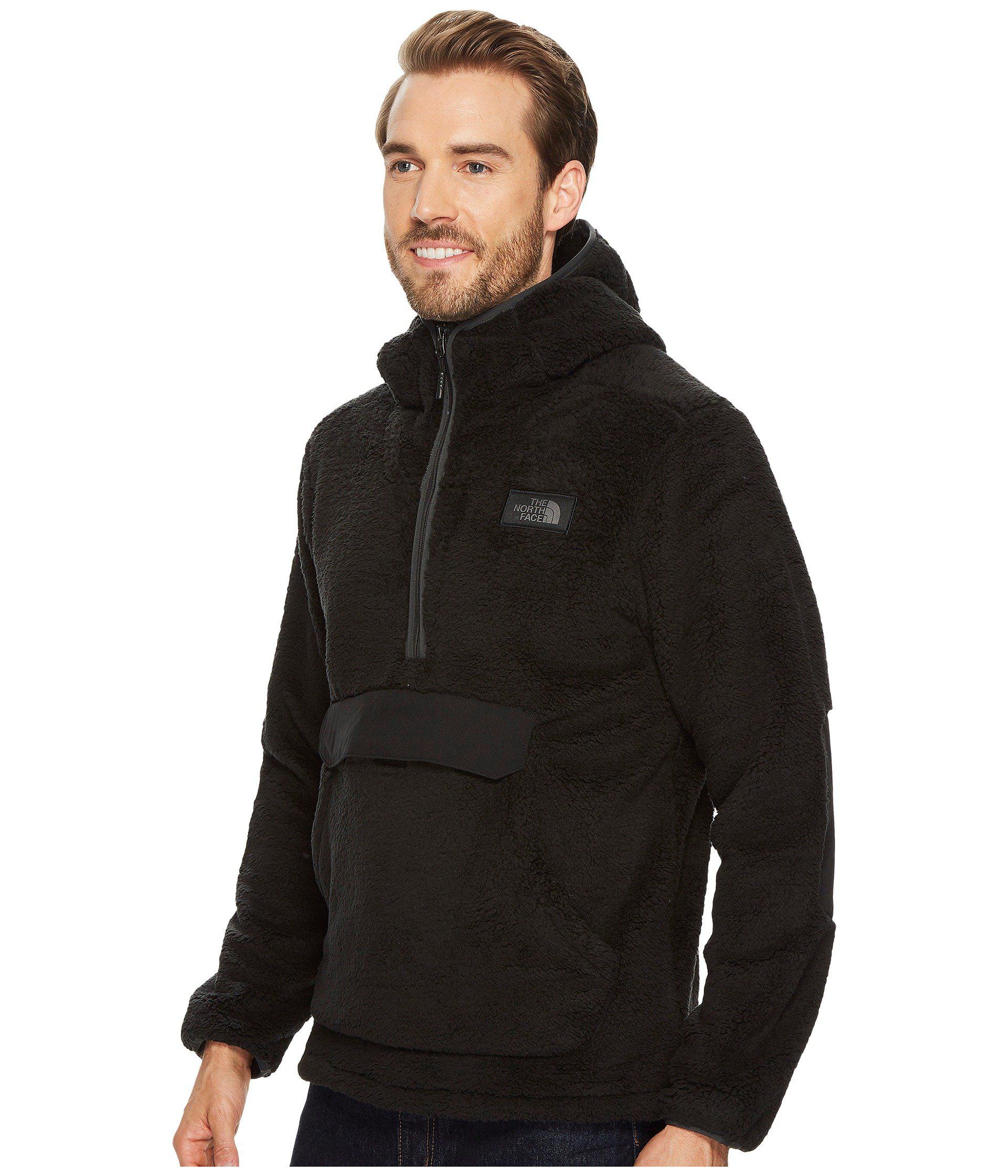 The North Face Fleece Campshire Pullover Hoodie In Black For Men Lyst