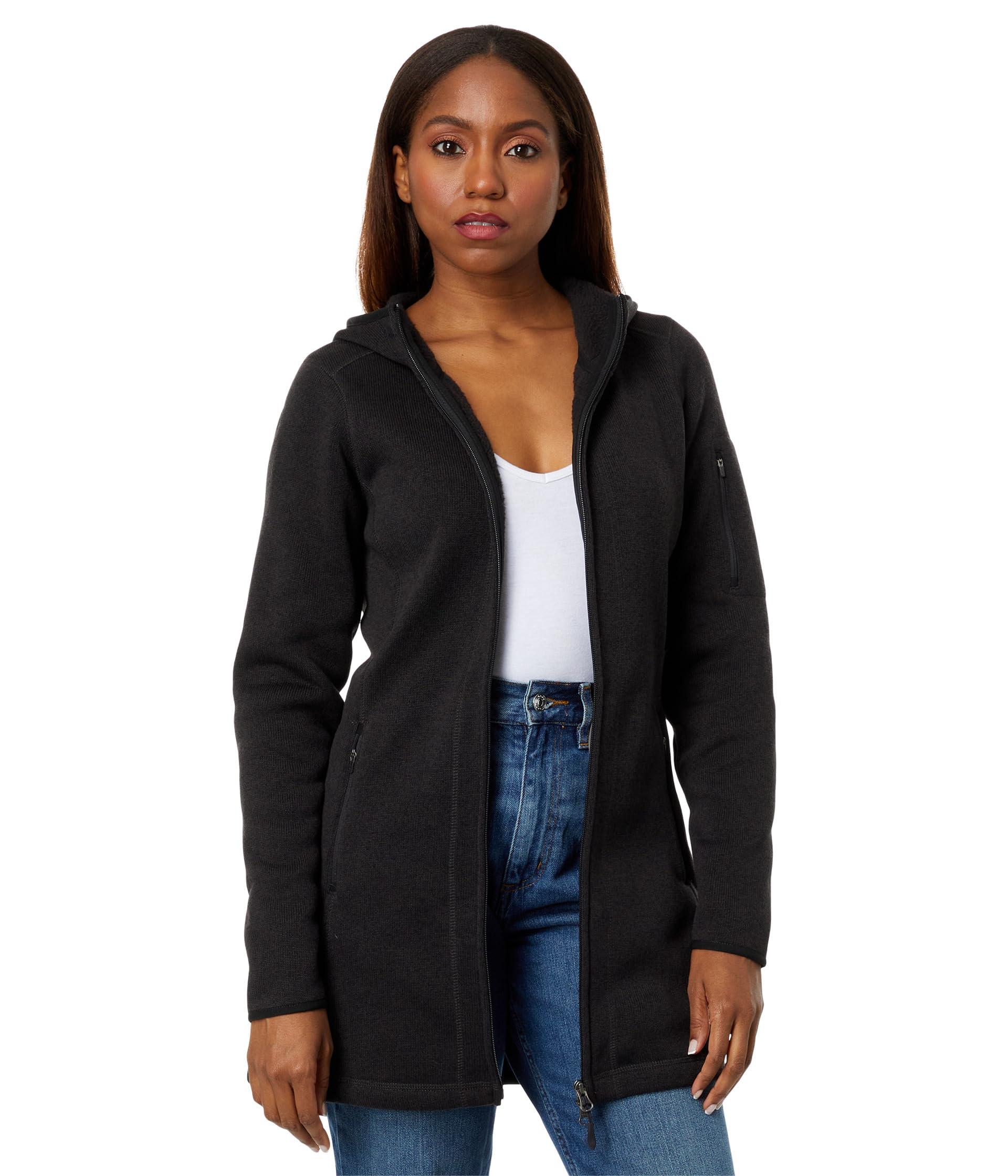 ll bean black fleece jacket