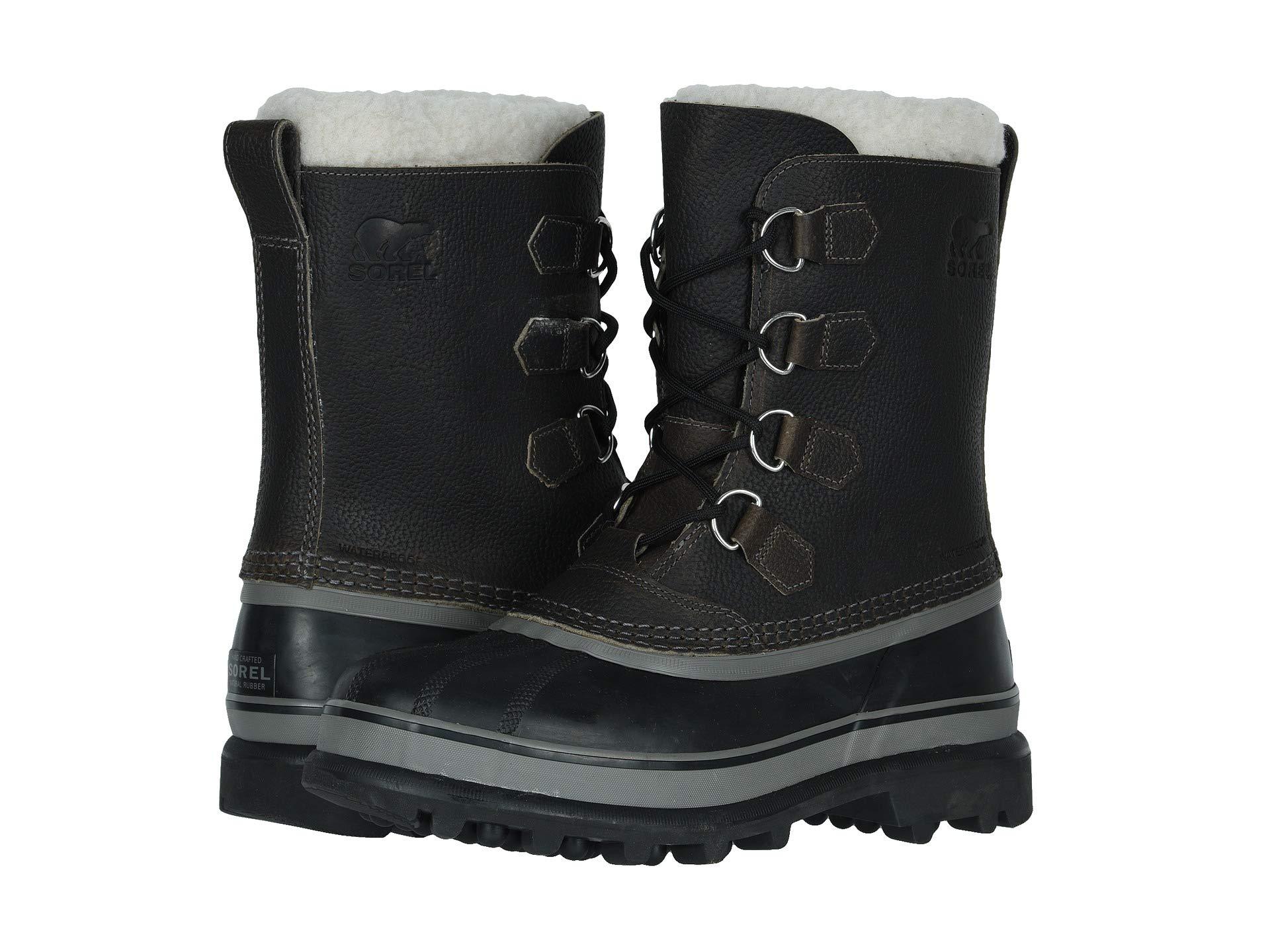 sorel men's caribou winter snow boot