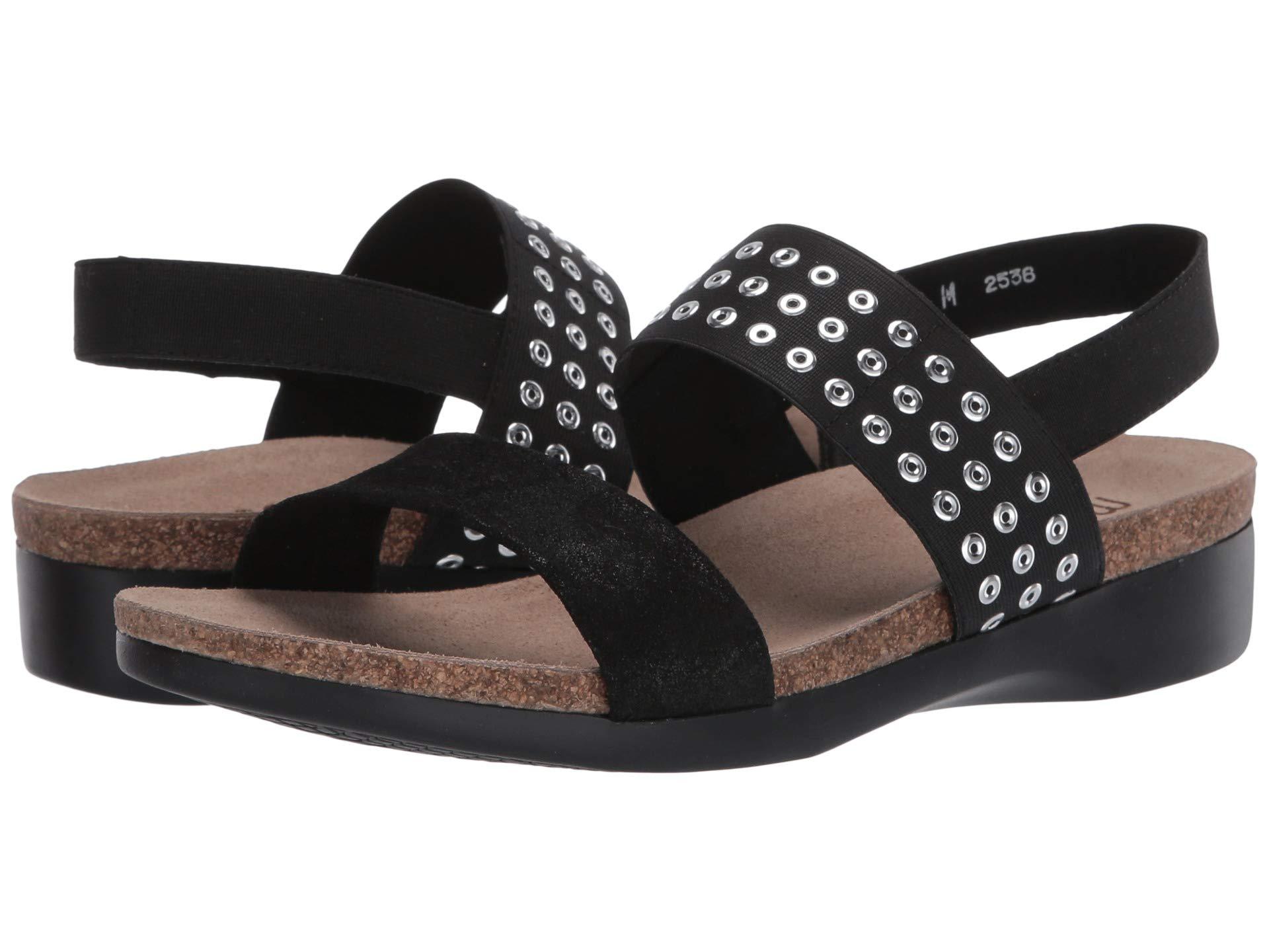 Munro Leather 'pisces' Sandal in Black Save 50 Lyst