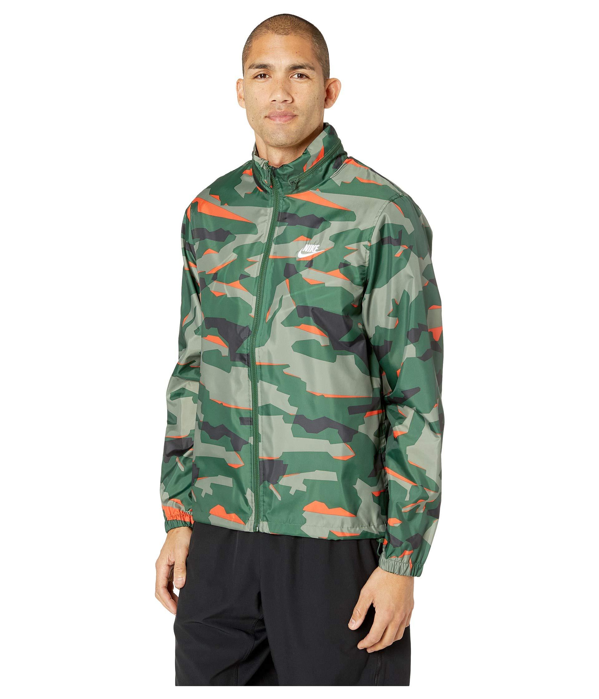 nike camo coat