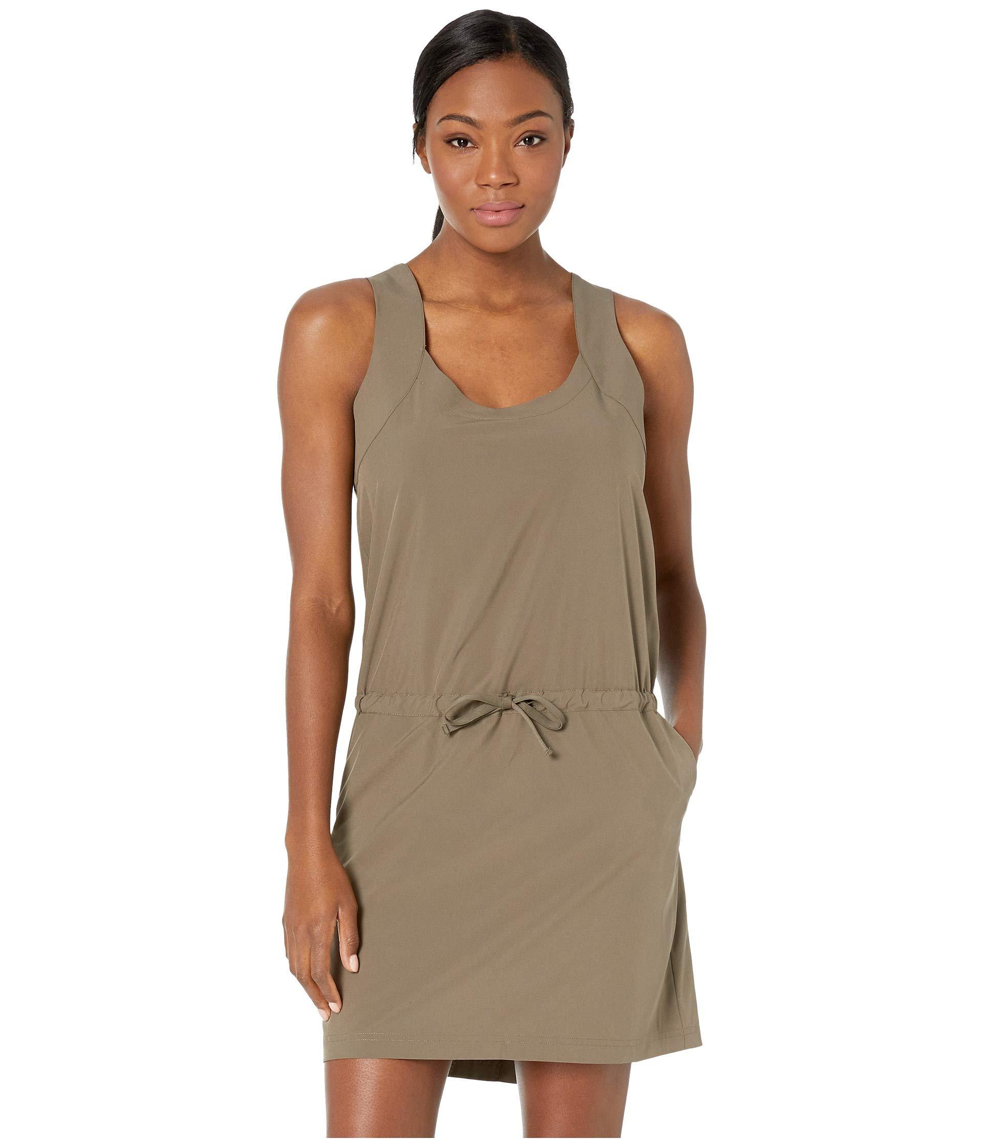 Fig Clothing Synthetic Jul Dress in Brown Lyst