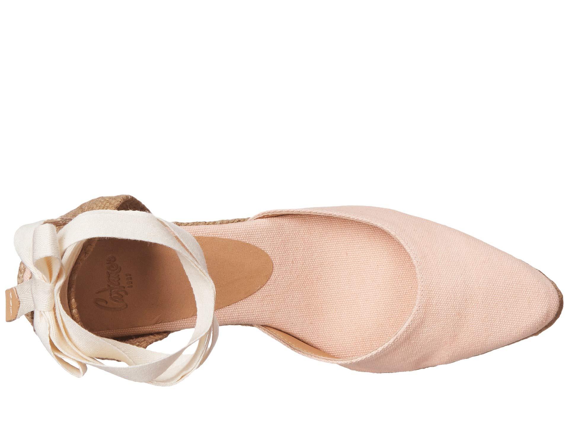 Castaner Canvas Joyce 60 Wedge Espadrille in Beige (Natural) - Lyst