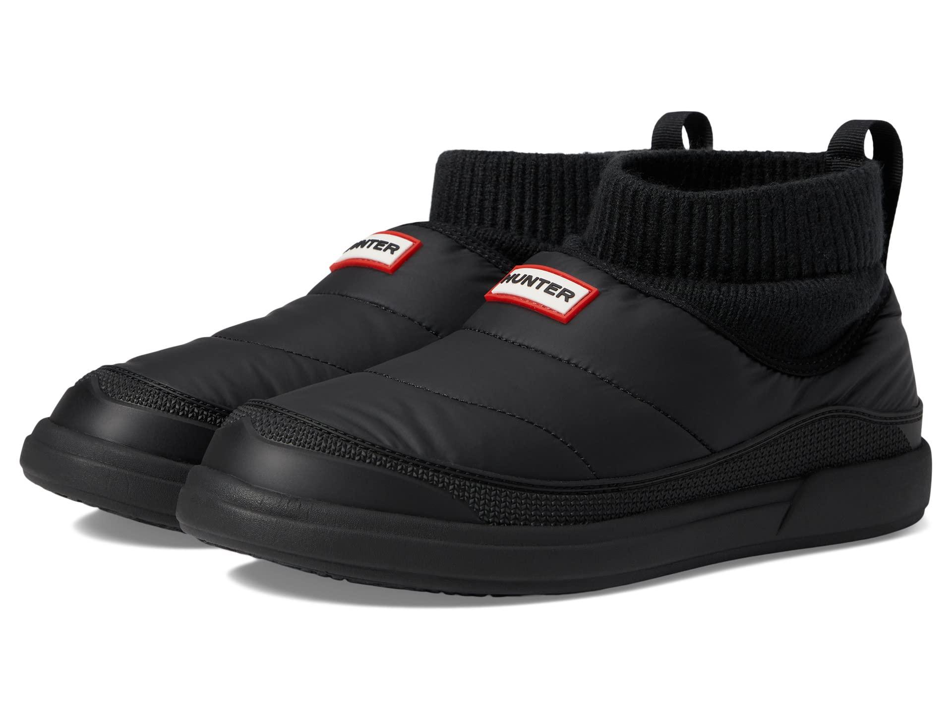 HUNTER In/out Puffer Knit Boot in Black Lyst